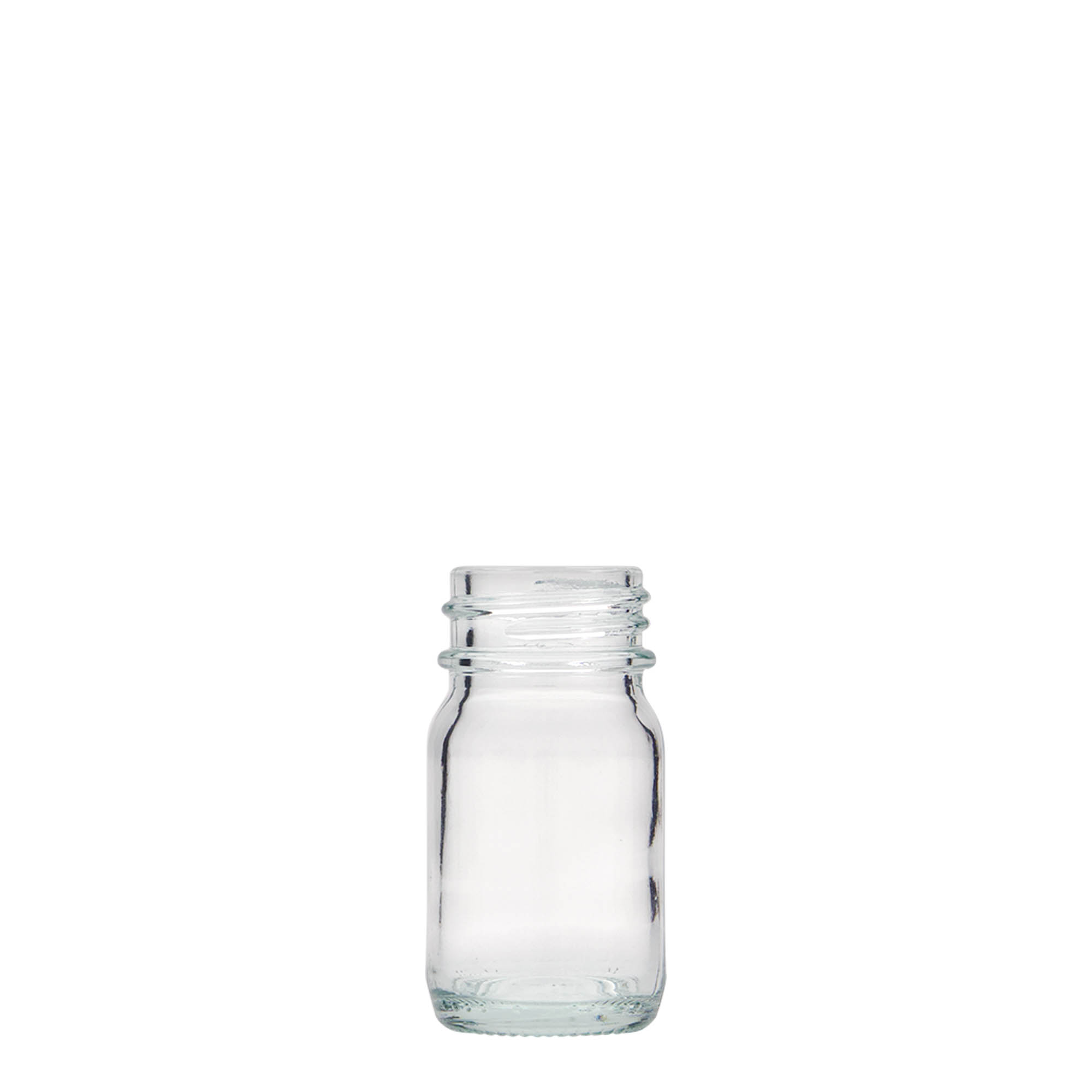 Tarro de boca ancha de 30 ml, boca: DIN 32 Tarro de boca ancha de 30 ml, boca: DIN 32