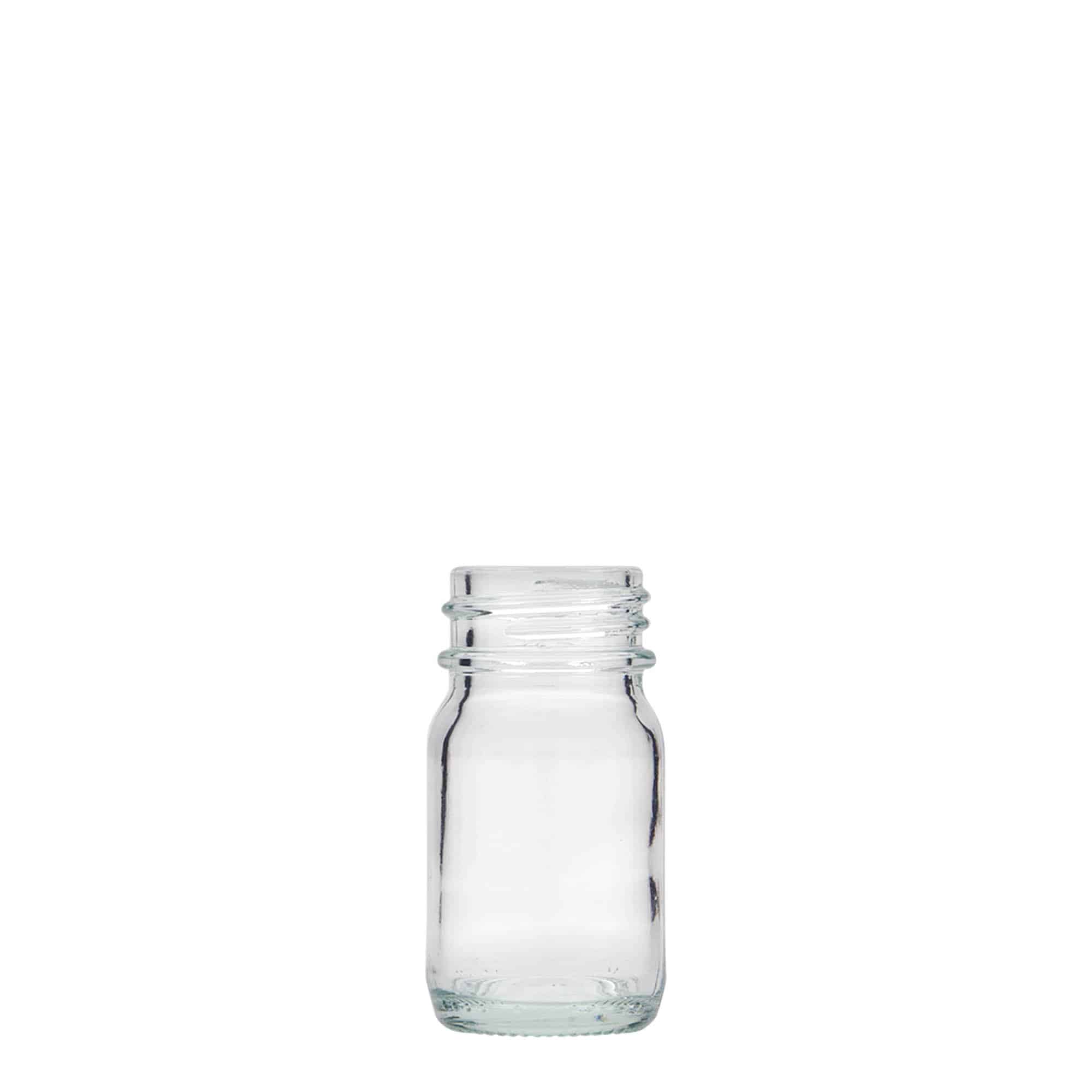 Tarro de boca ancha de 30 ml, boca: DIN 32 Tarro de boca ancha de 30 ml, boca: DIN 32