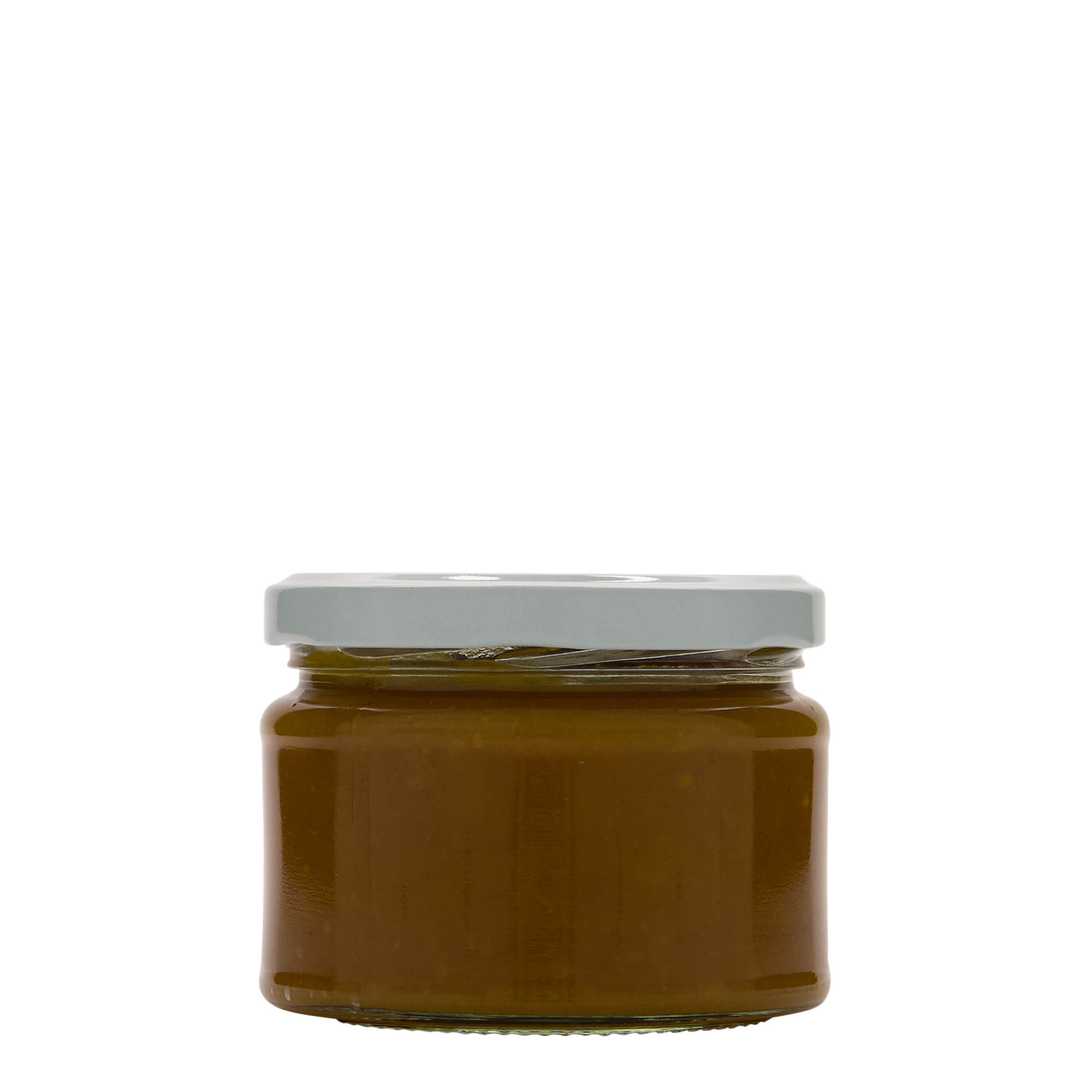 280 ml frasco redondo plano, boca: Twist-Off (TO 82) 280 ml frasco redondo plano, boca: Twist-Off (TO 82)