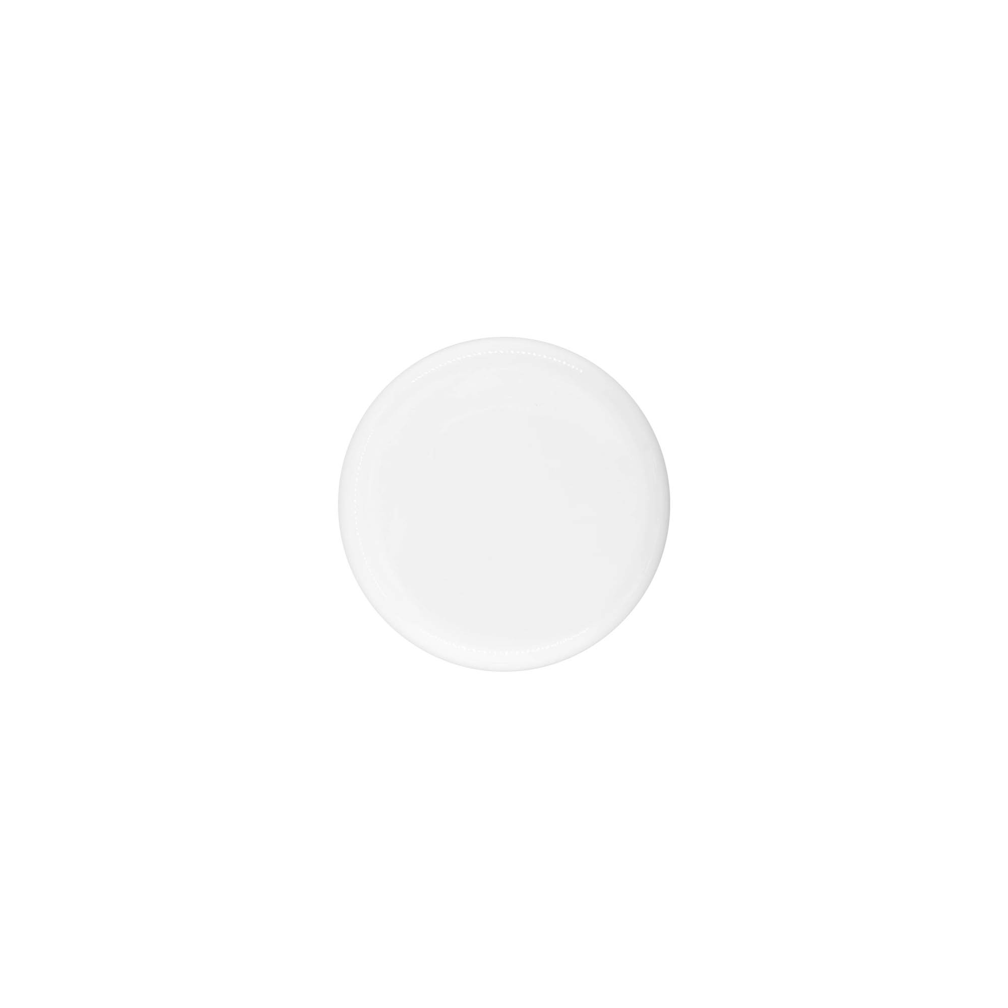Tapón de rosca para 30 ml 'Bianca', plástico PP, blanco Tapón de rosca para 30 ml 'Bianca', plástico PP, blanco