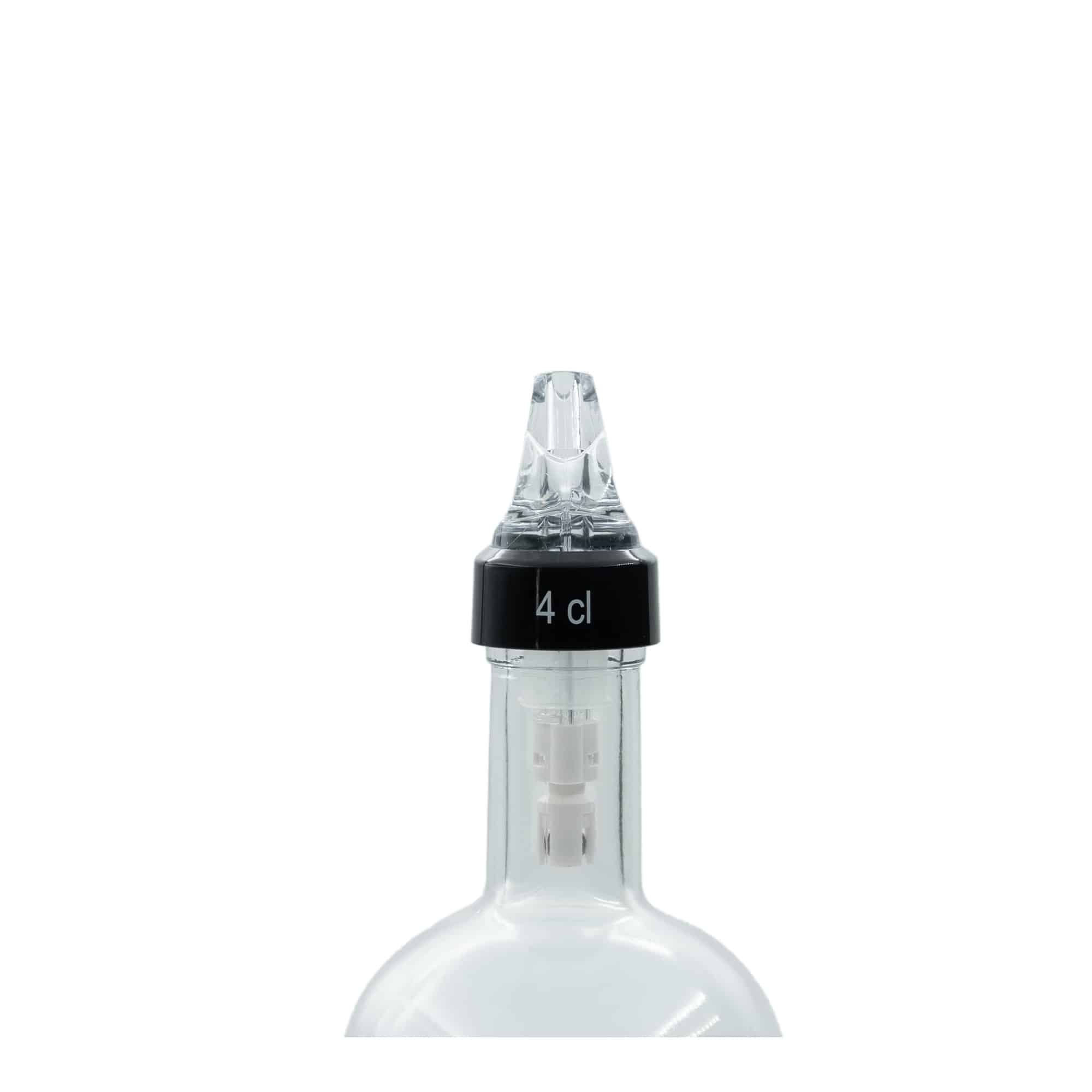 Vertedor dosificador 'Auto Pour' 4 cl, plástico PE, transparente