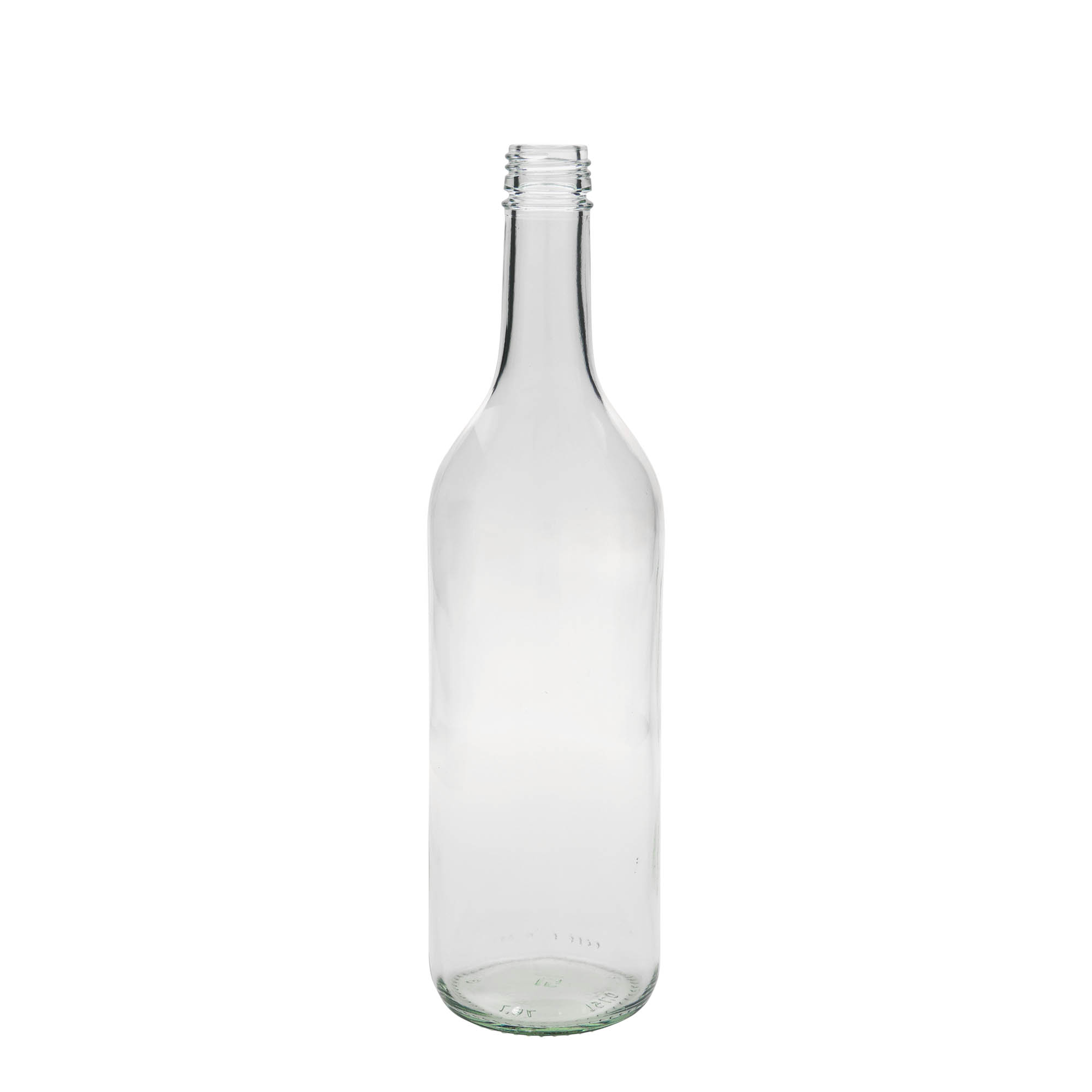 Botella de vidrio de 750 ml 'Burdeos', boca: PP 28 Botella de vidrio de 750 ml 'Burdeos', boca: PP 28