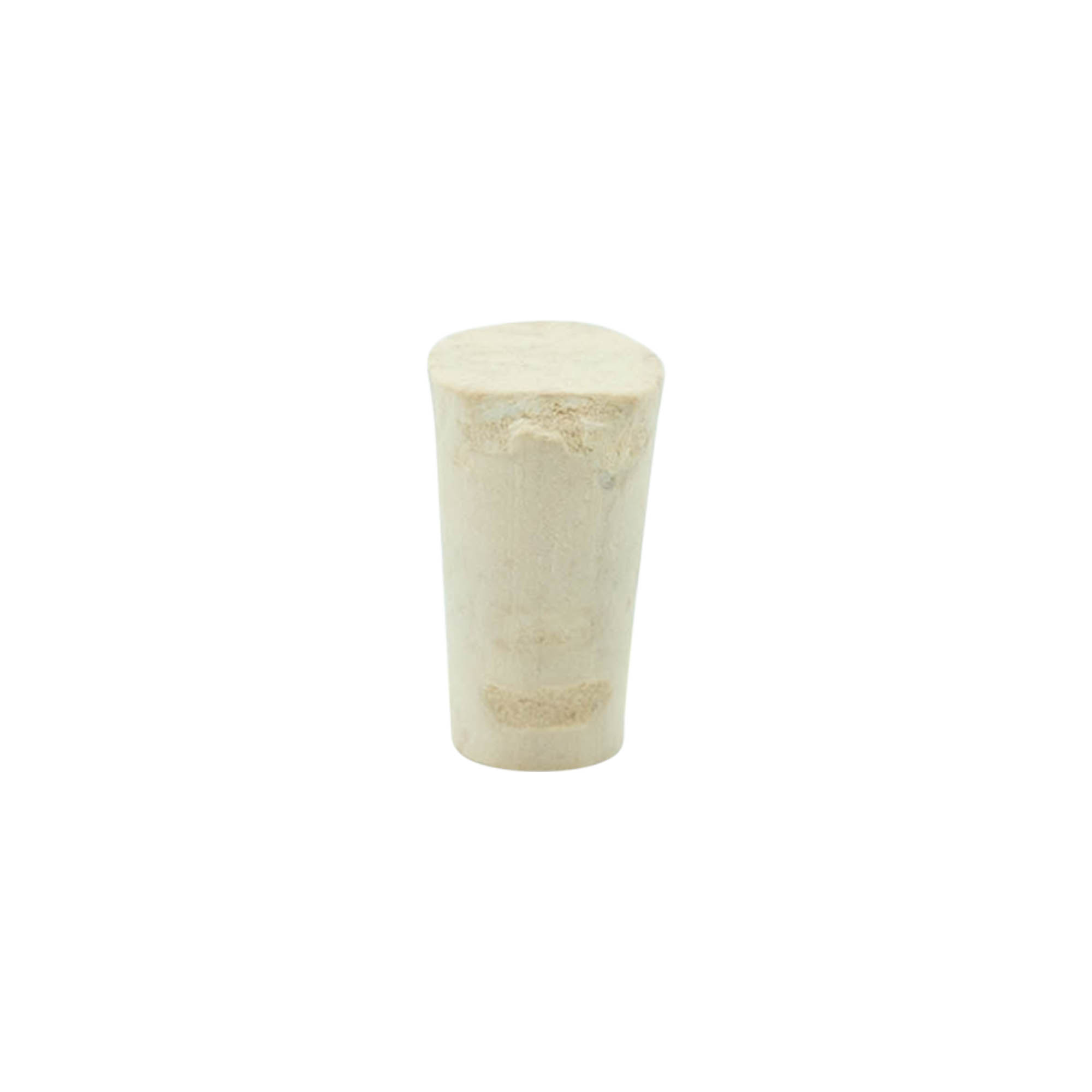 Tapón cónico 9-12 x 22, corcho natural, blanqueado, para boca: corcho