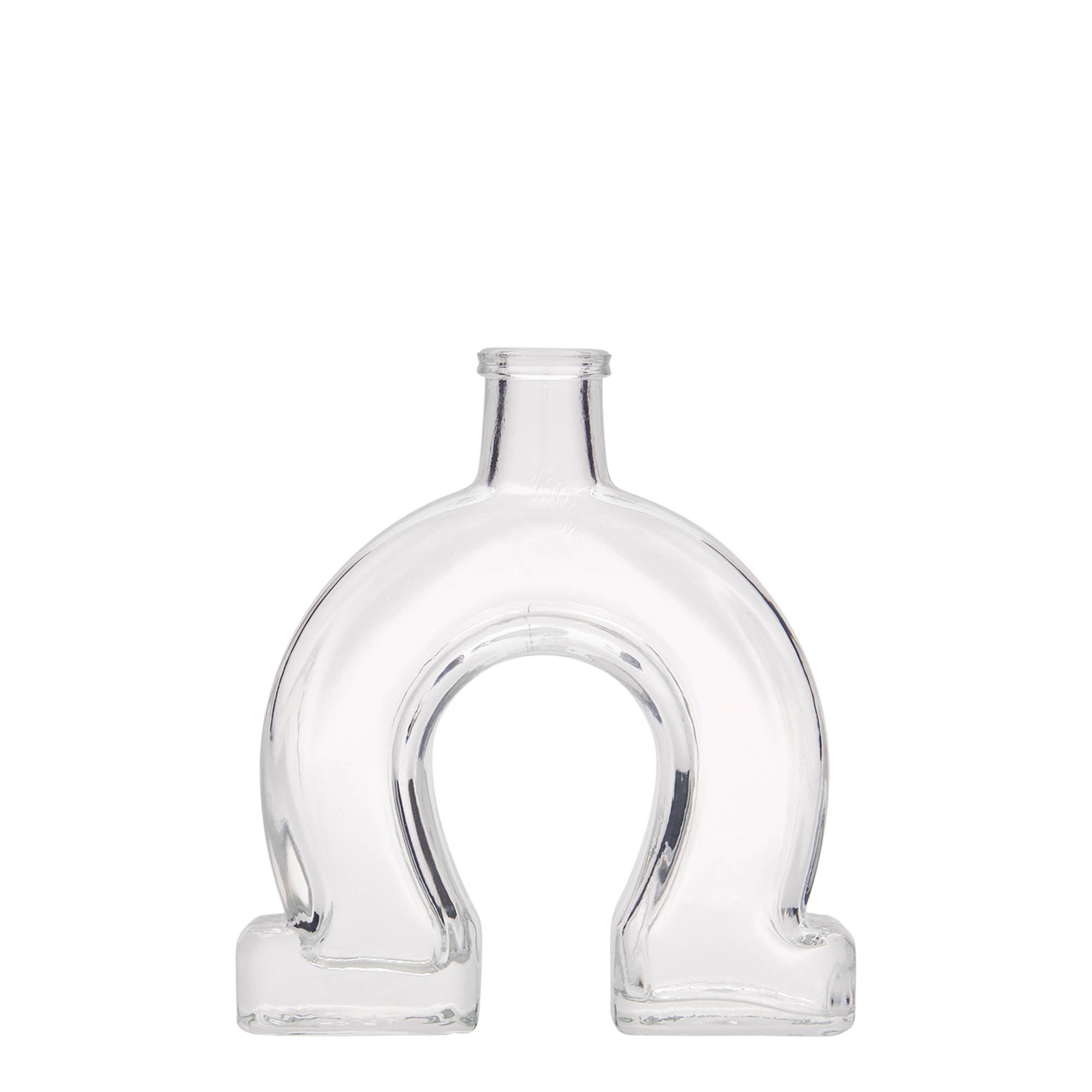 Botella de cristal de 100 ml 'Herradura', boca: corcho Botella de cristal de 100 ml 'Herradura', boca: corcho