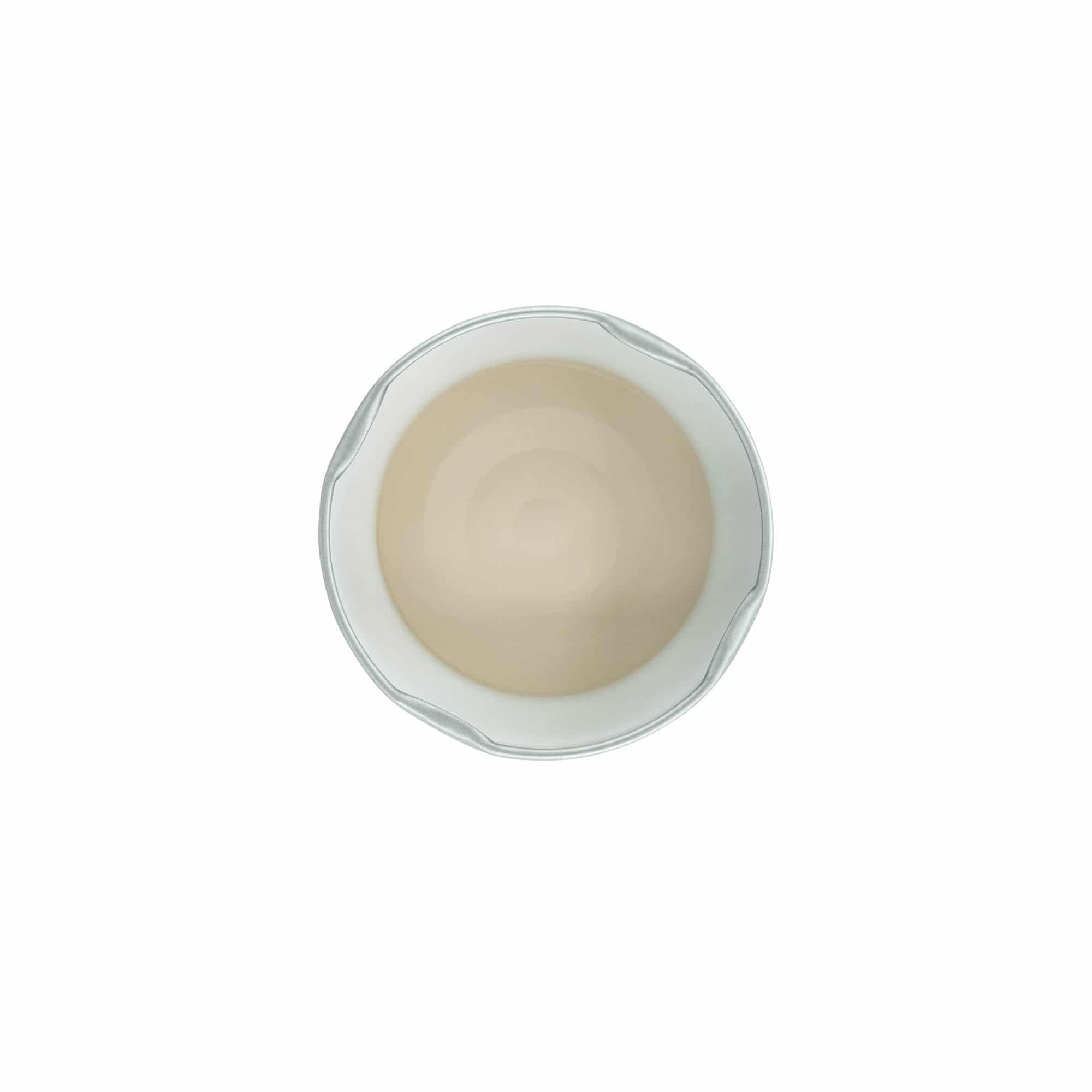 Tapa Deep-Twist-Off, hojalata, plateado, para boca: Deep-TO 63