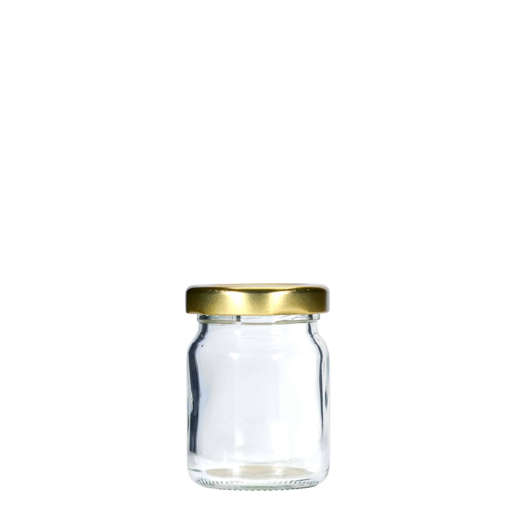 Tarro redondo de 60 ml, boca: Twist-Off (TO 43)