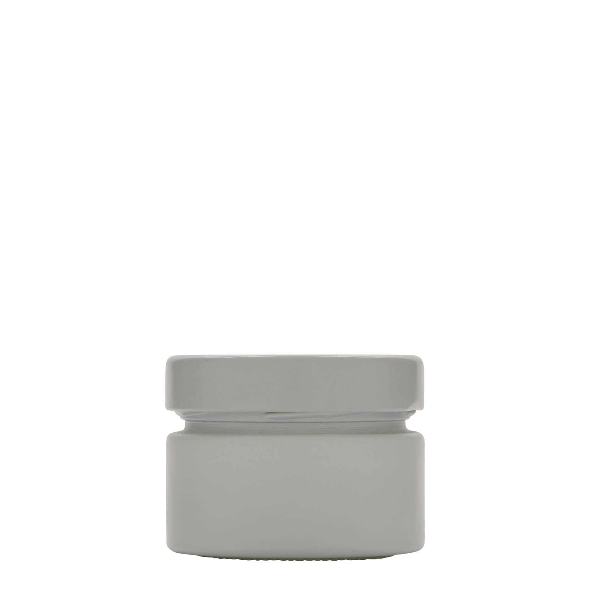 Tarro redondo 'Aurora' de 130 ml, blanco, boca: Deep-Twist-Off (DTO 66)