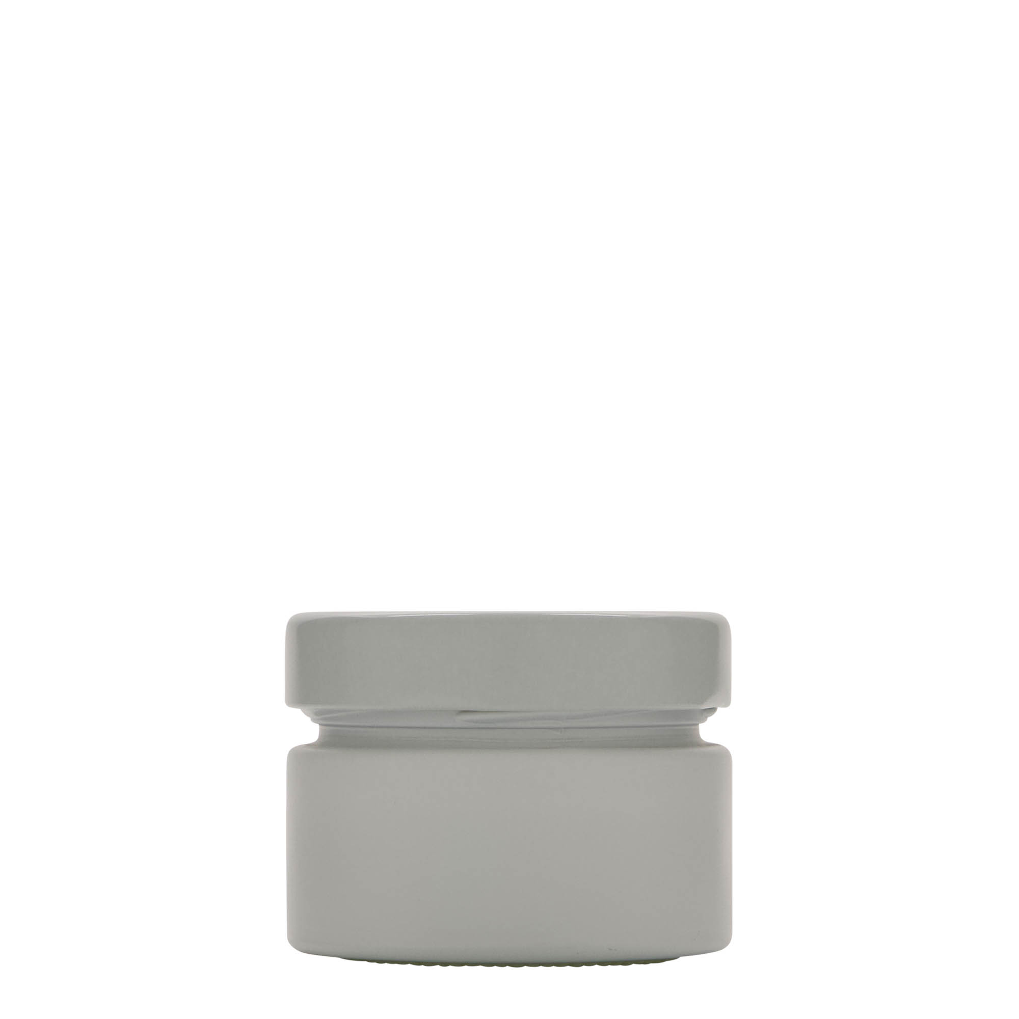 130 ml vaso redondo 'Aurora', blanco, boca: Deep-Twist-Off (DTO 66)