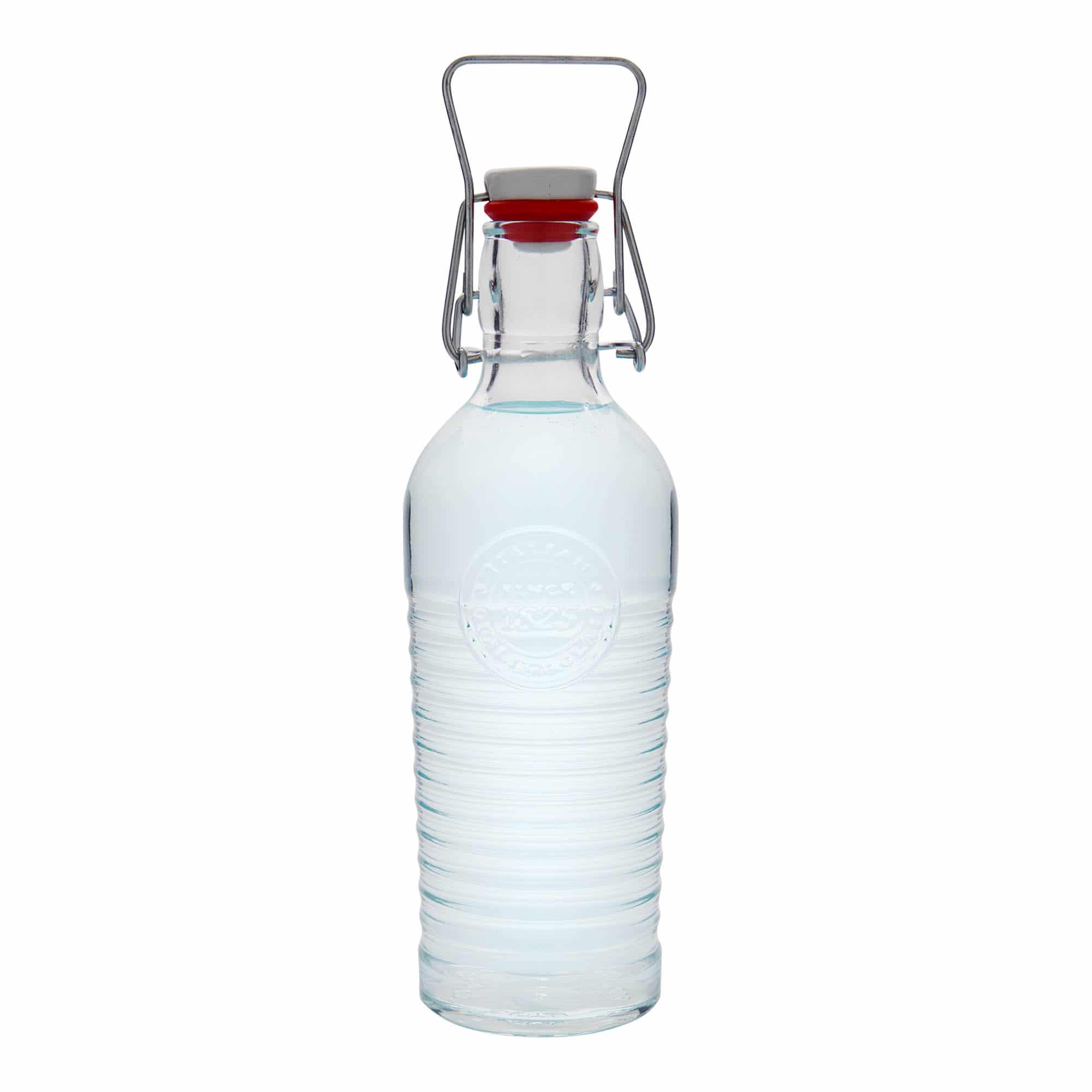 Botella de vidrio 'Officina 1825' de 750 ml, boca: tapón mecánico
