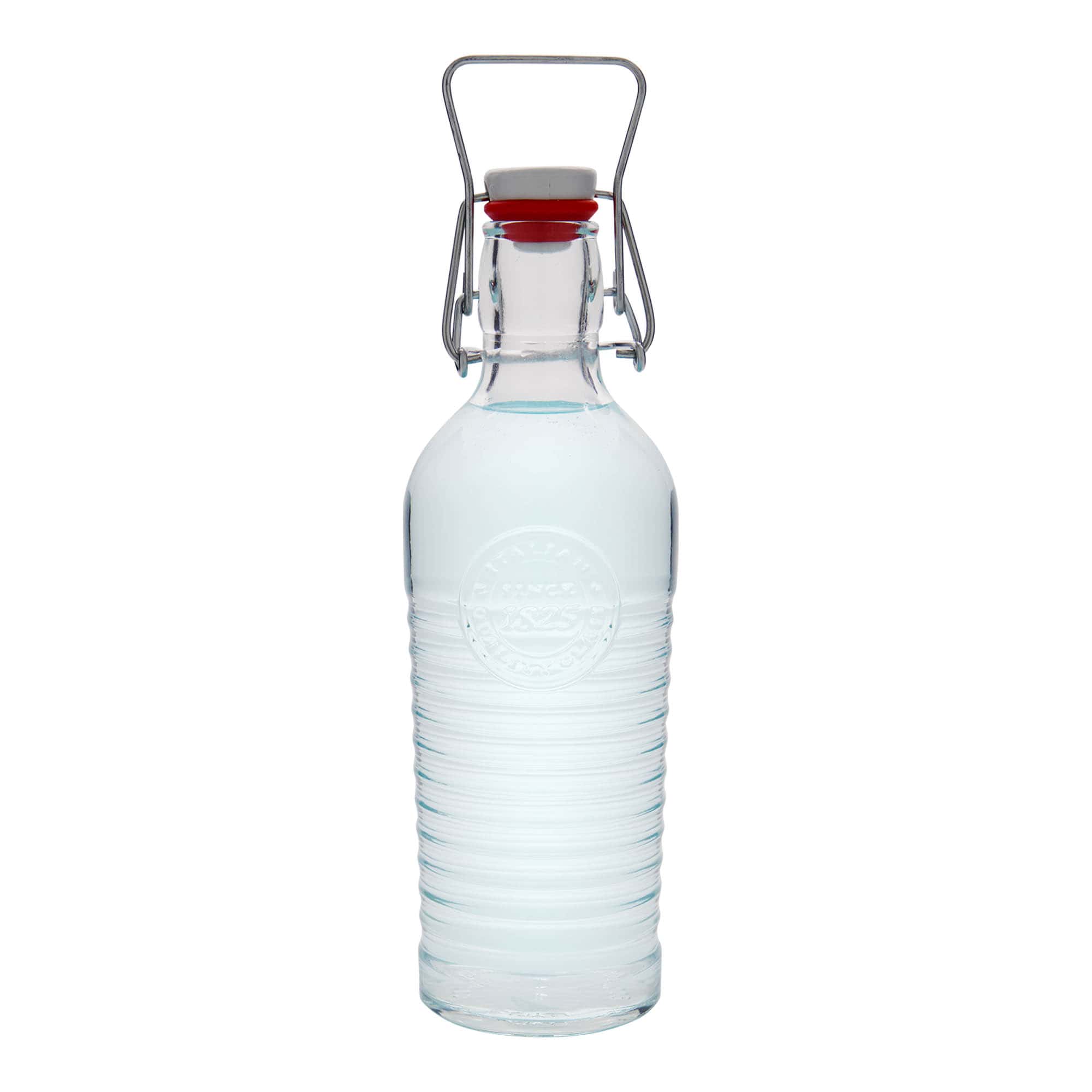 Botella de vidrio de 750 ml 'Officina 1825', boca: cierre de palanca
