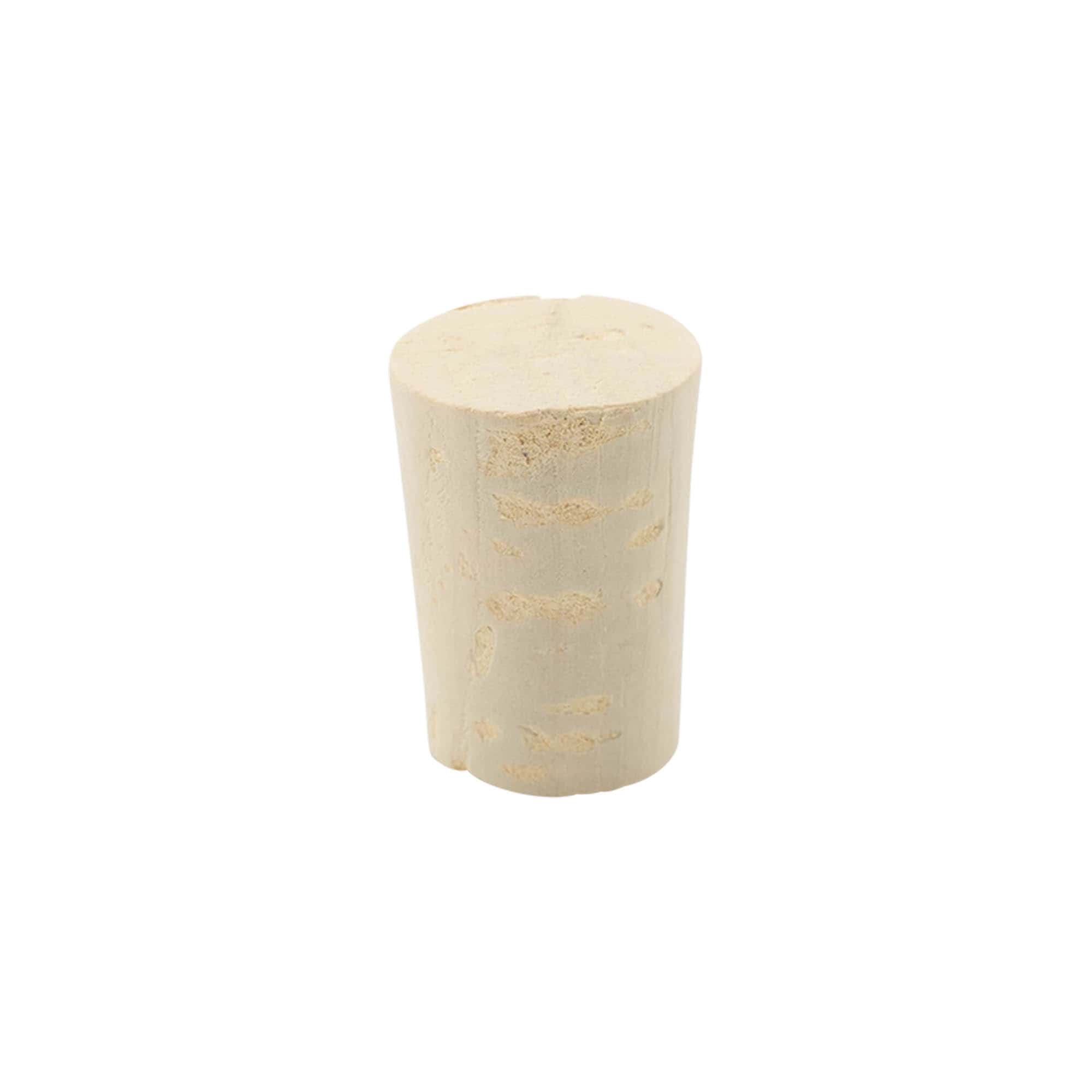 Tapón cónico 19-23 x 33, corcho natural, blanqueado, para boca: corcho