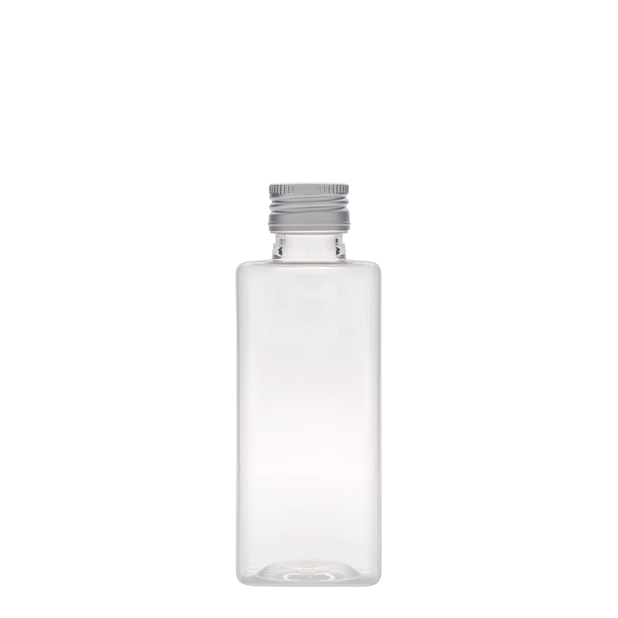 Botella PET de 250 ml 'Karl', cuadrada, plástico, boca: PP 28