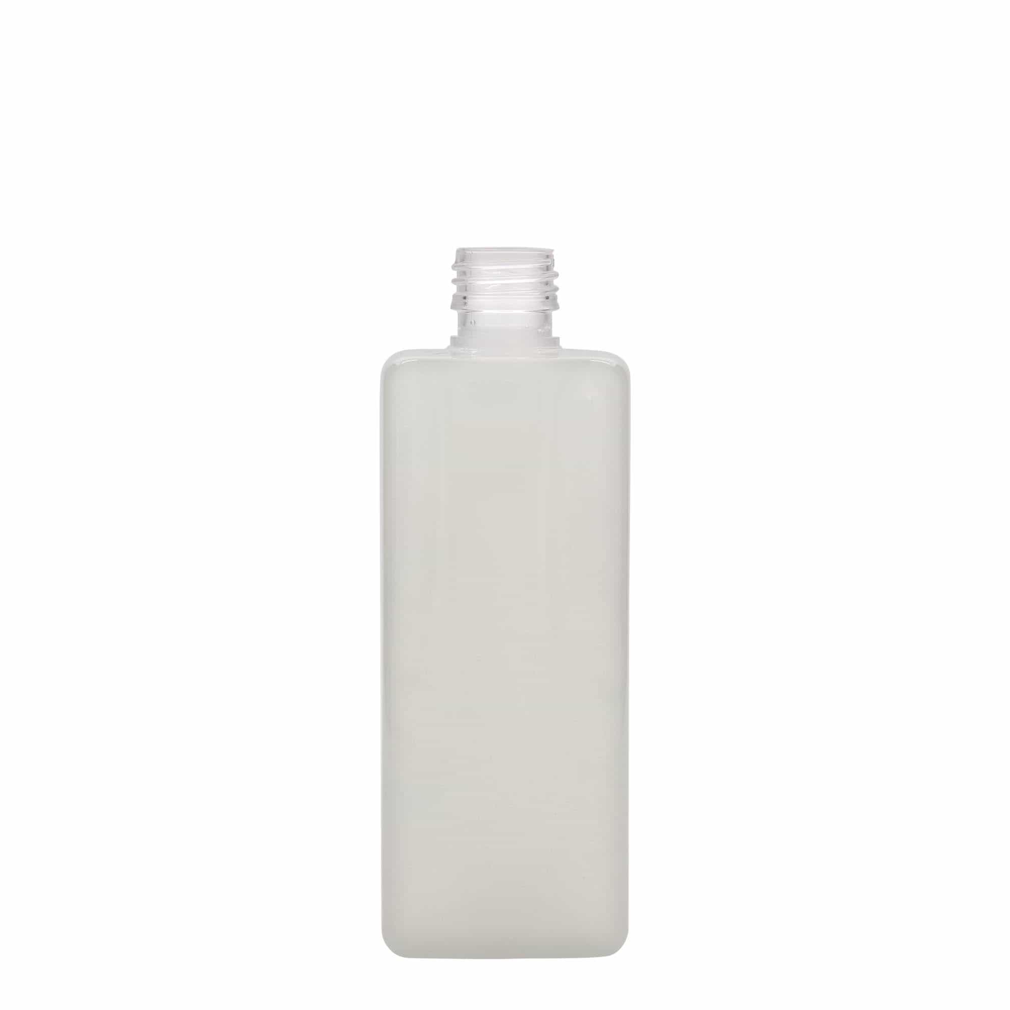 Botella de PET 'Karl' de 500 ml, cuadrada, plástico, boca: PP 28