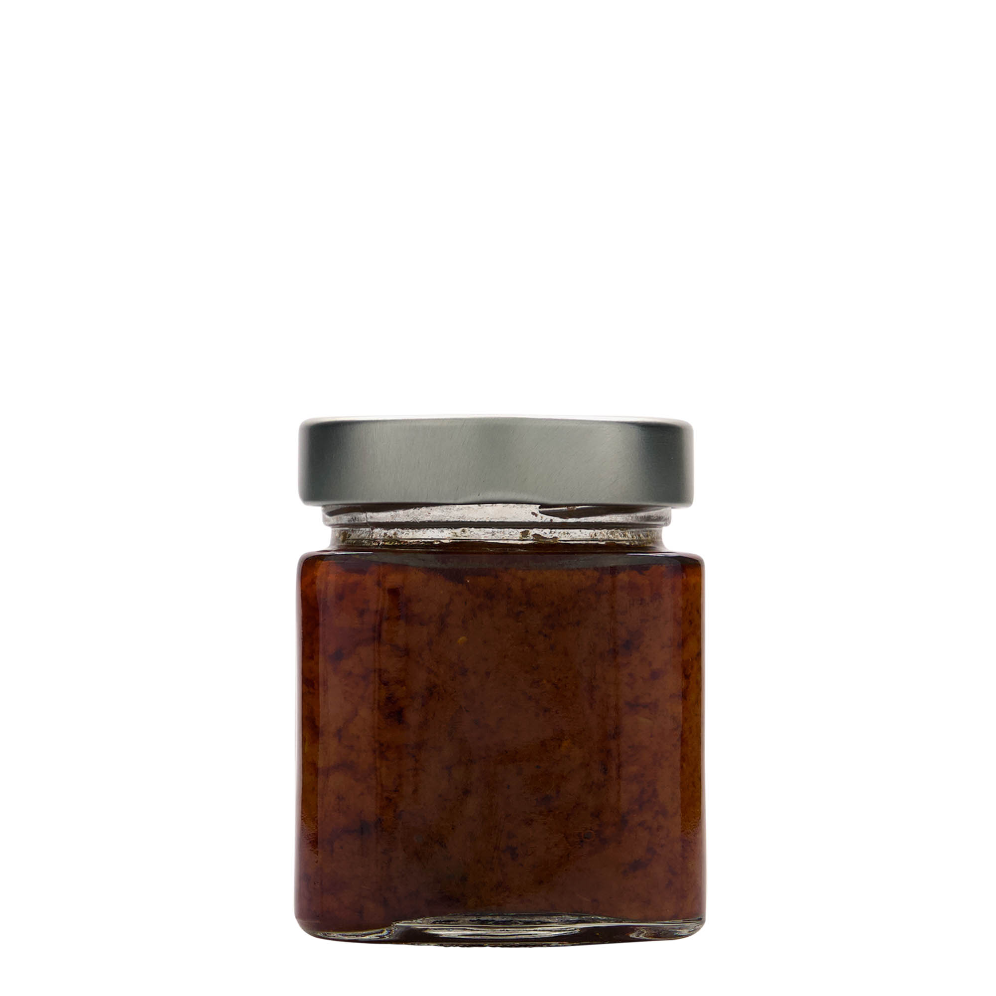 212 ml tarro cuadrado «Ikarus», boca: Deep-Twist-off (DTO 63)
