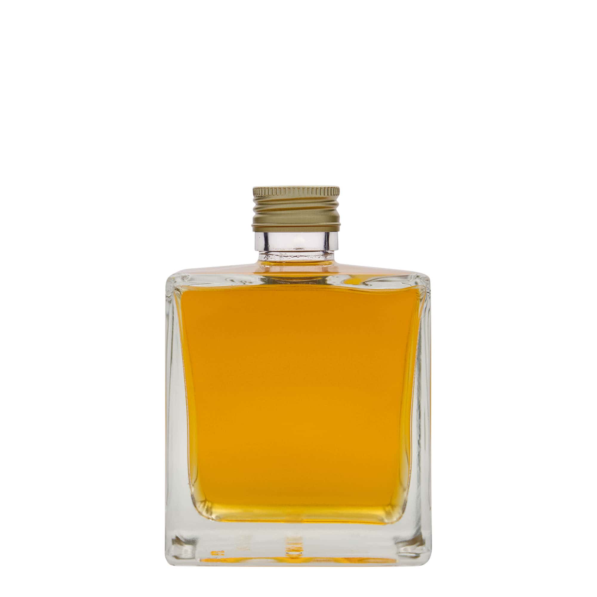 Botella de vidrio de 500 ml «Cube», cuadrada, boca: PP 31,5