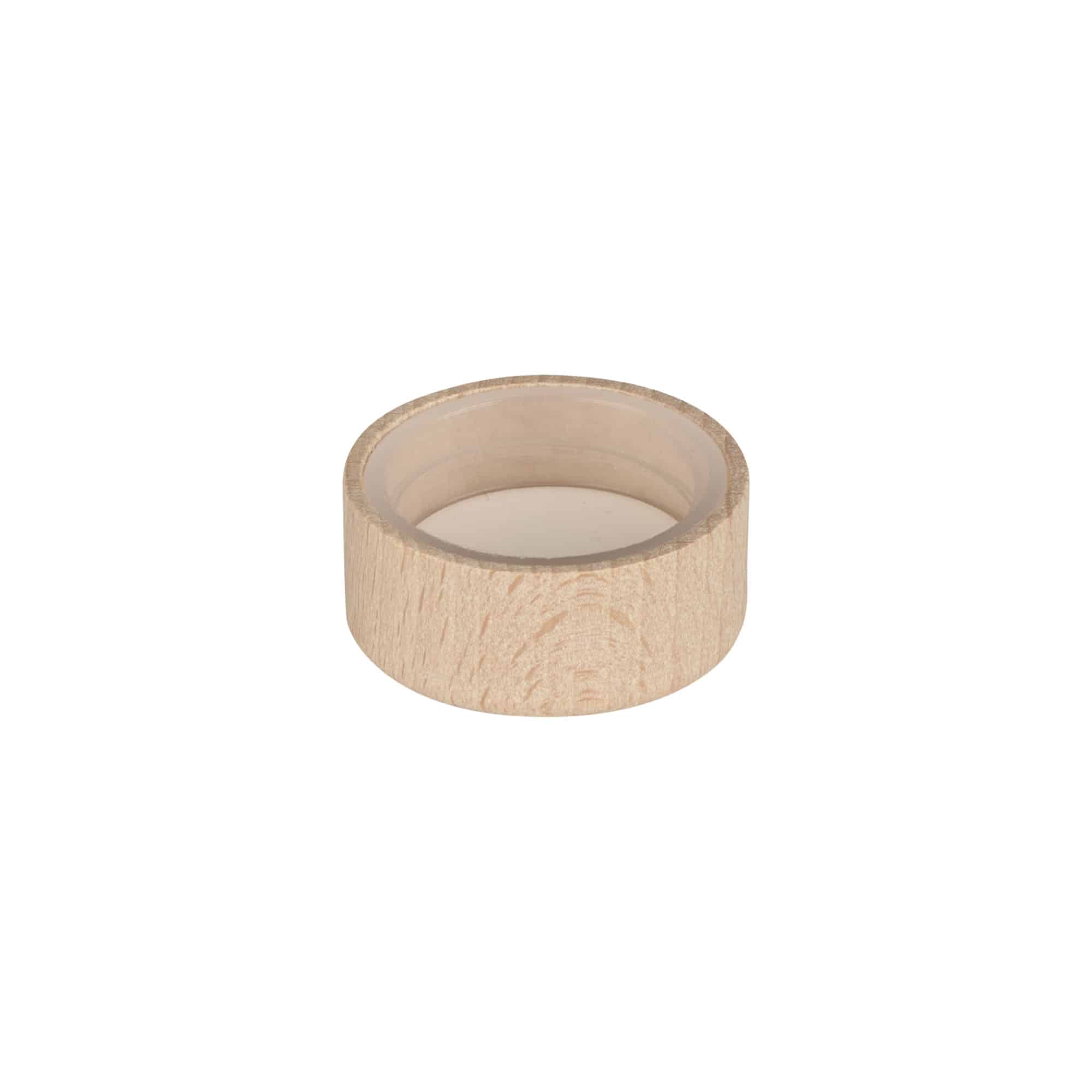 Tapón de rosca, madera, beige, para boca: GPI 28/400