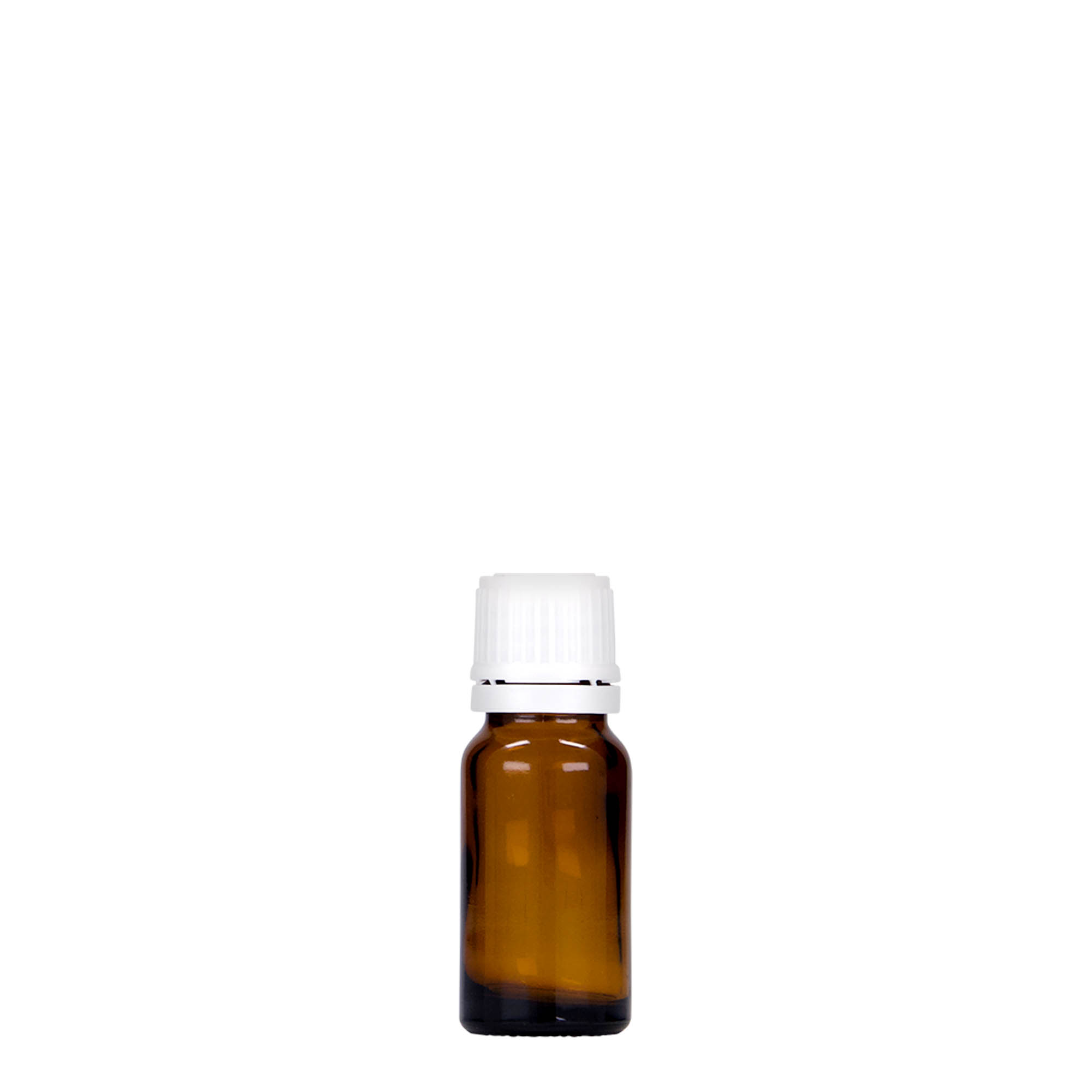 10 ml frasco medicinal, vidrio, marrón, boca: DIN 18