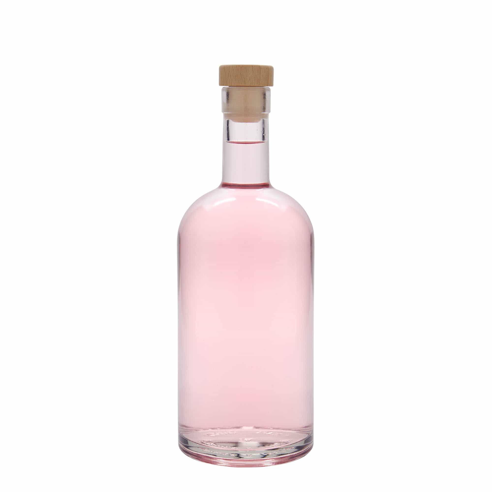 Botella de vidrio 'Franco' de 700 ml, boca: corcho