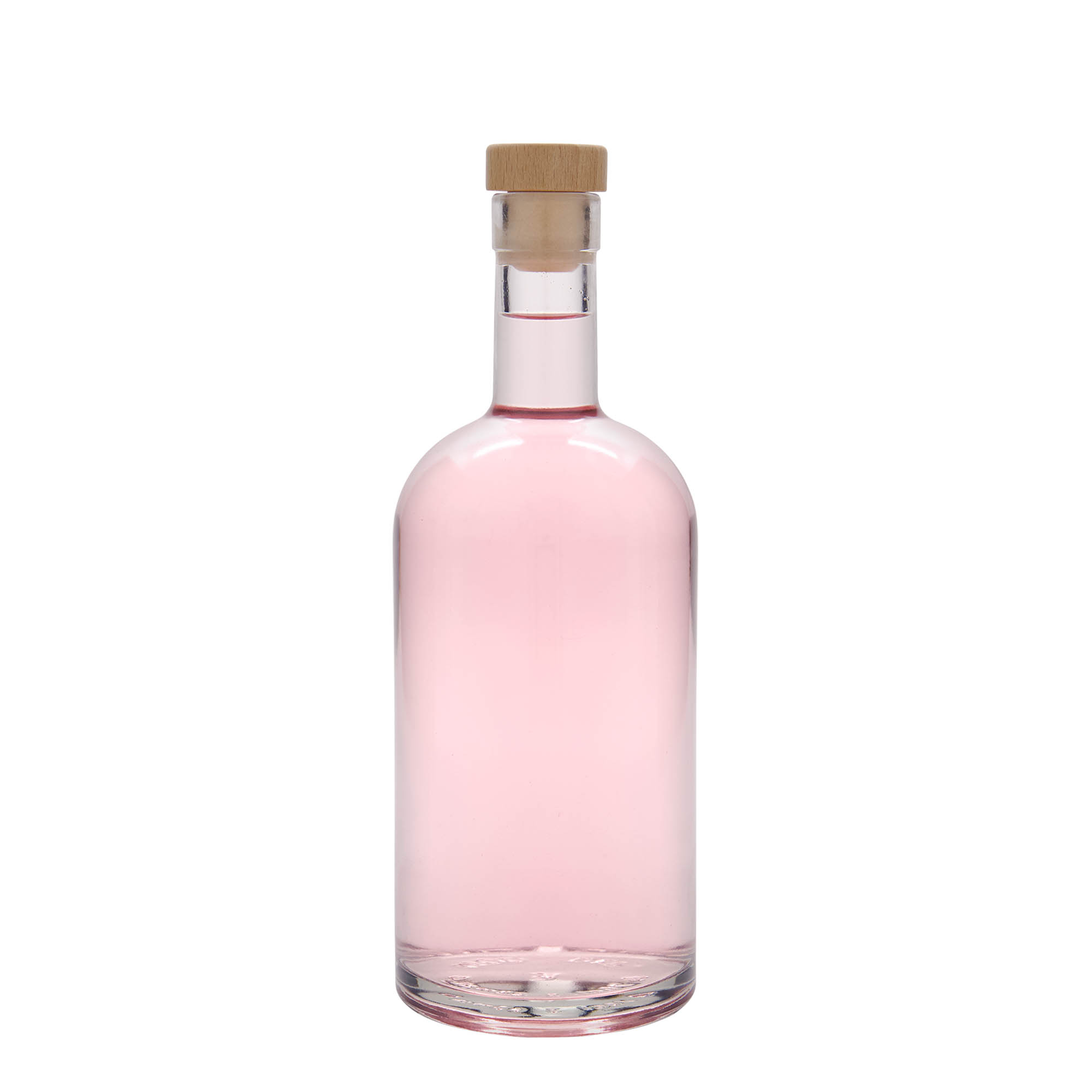 Botella de vidrio de 700 ml 'Franco', boca: corcho