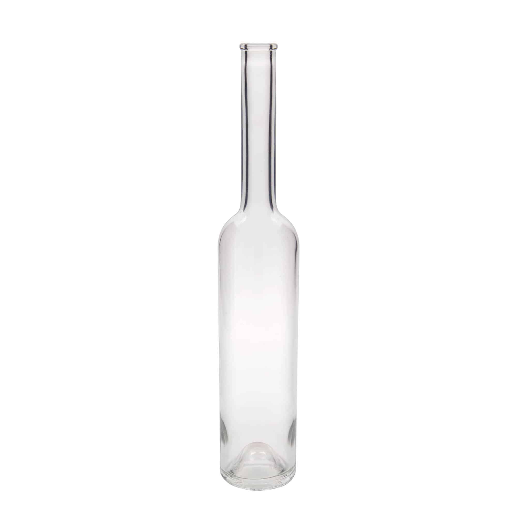 Botella de vidrio de 500 ml 'Platina', boca: corcho