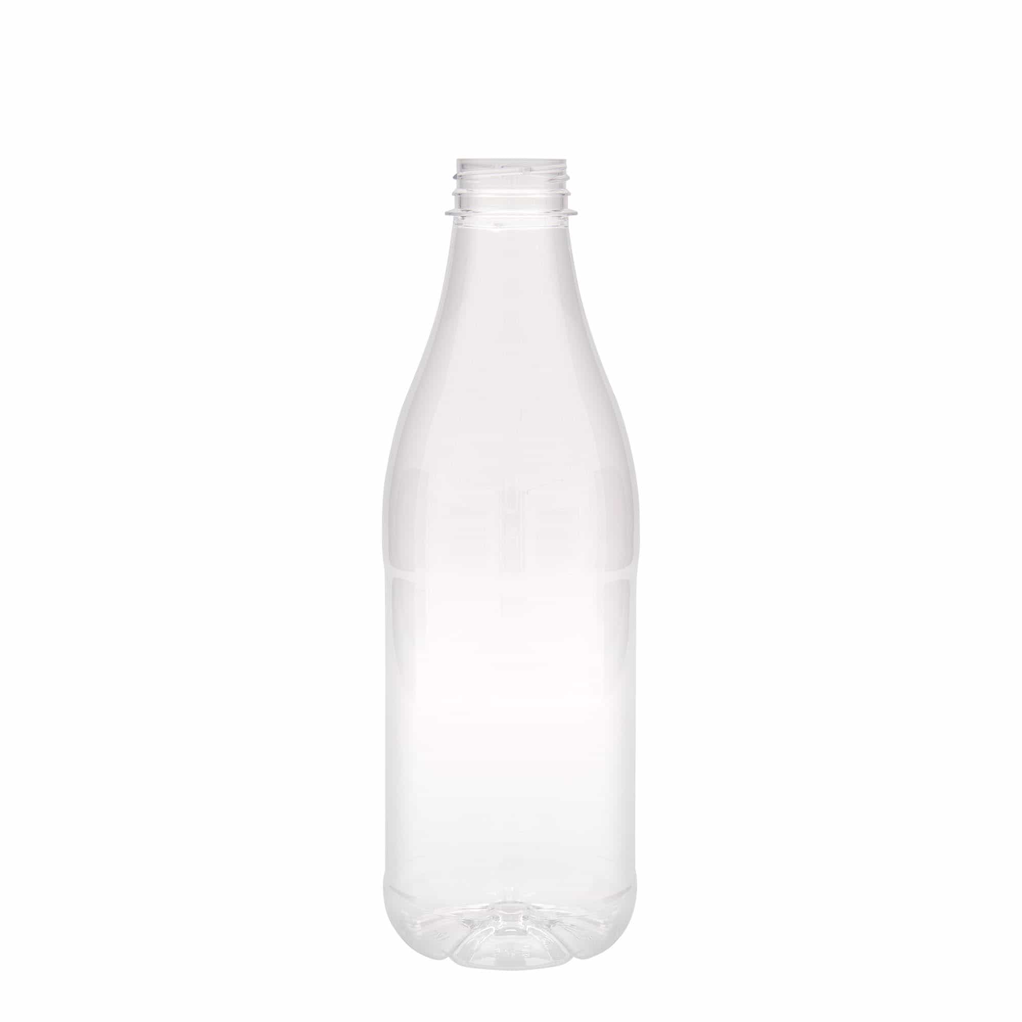 Botella de PET 'Milk and Juice' de 1000 ml, plástico, boca: 38 mm Botella de PET 'Milk and Juice' de 1000 ml, plástico, boca: 38 mm