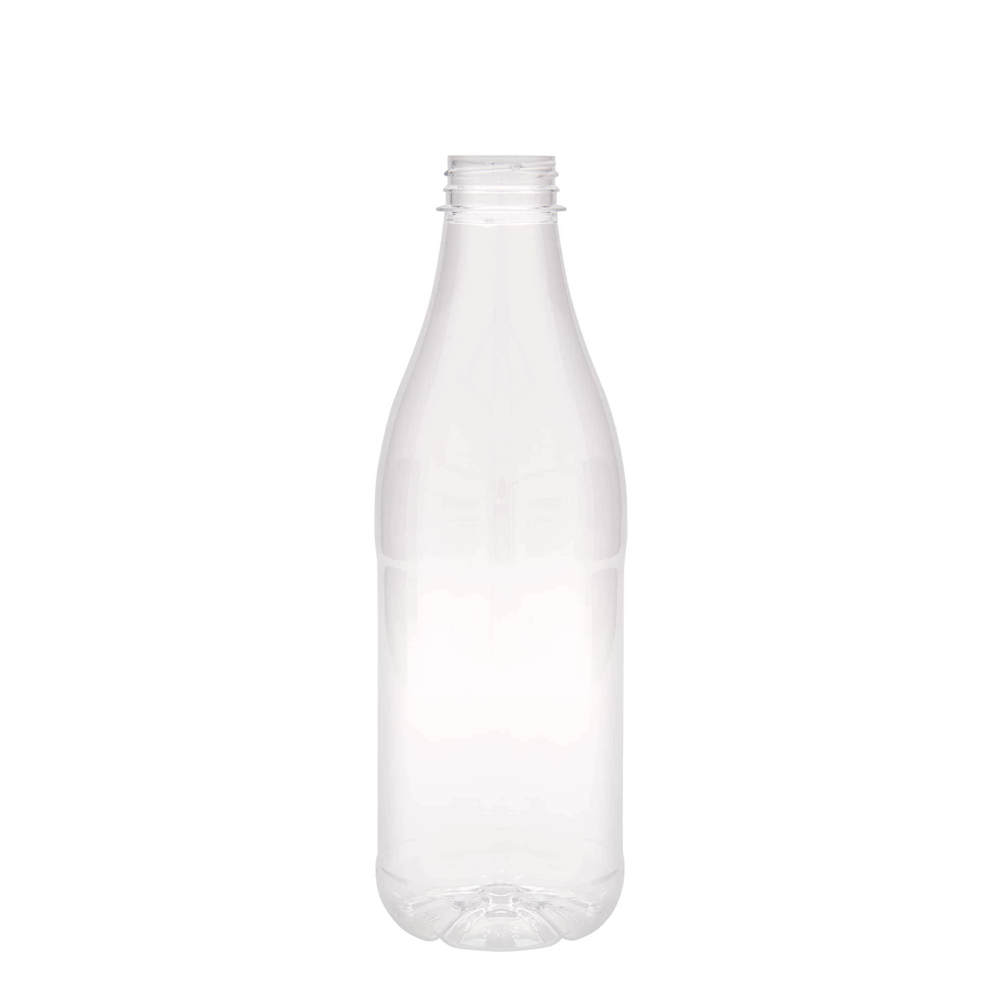 Botella PET de 1.000 ml 'Milk and Juice', plástico, boca: 38 mm