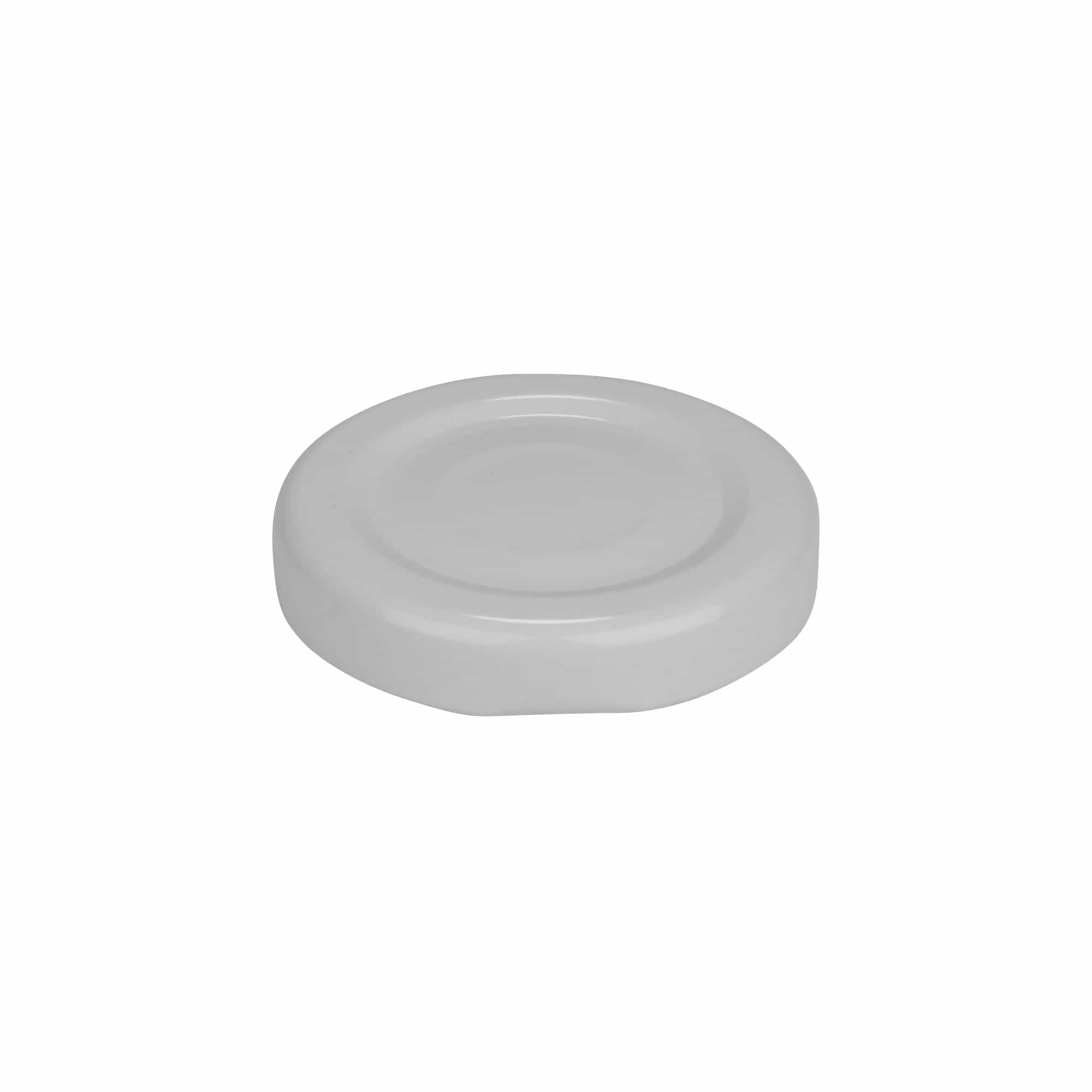 Tapa Twist-Off, hojalata blanca, blanca, para abertura: TO 43