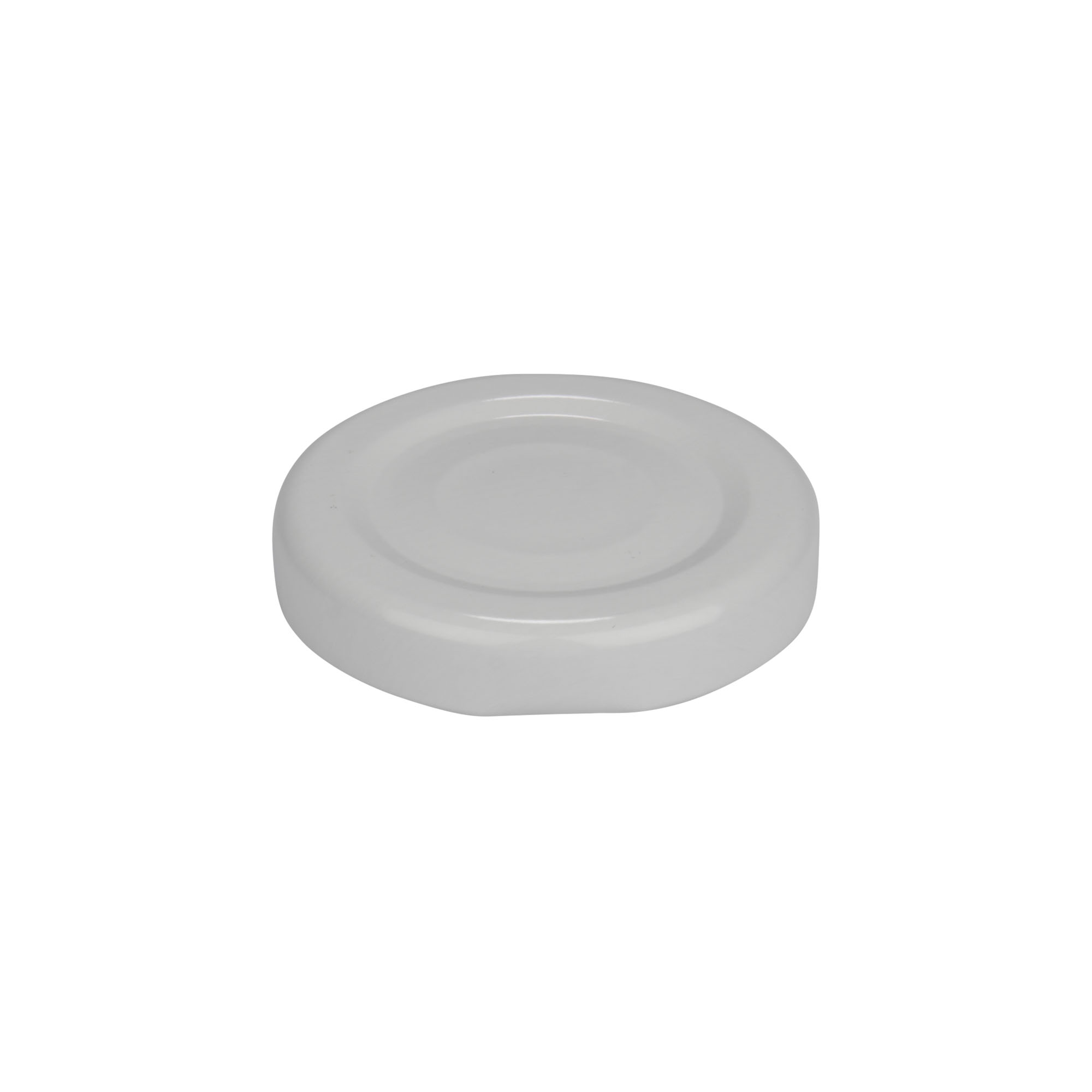 Tapón de rosca, hojalata, blanco, para boca: TO 43