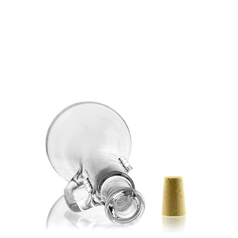 Botella de vidrio 'Trompeta' de 500 ml, boca: corcho
