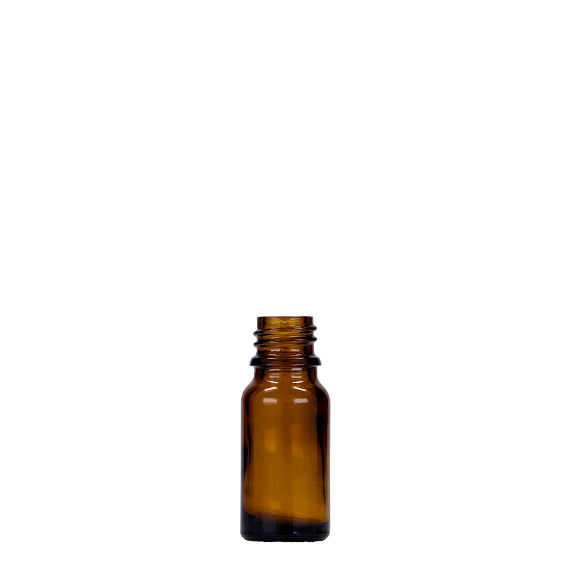10 ml frasco medicinal, vidrio, marrón, boca: DIN 18