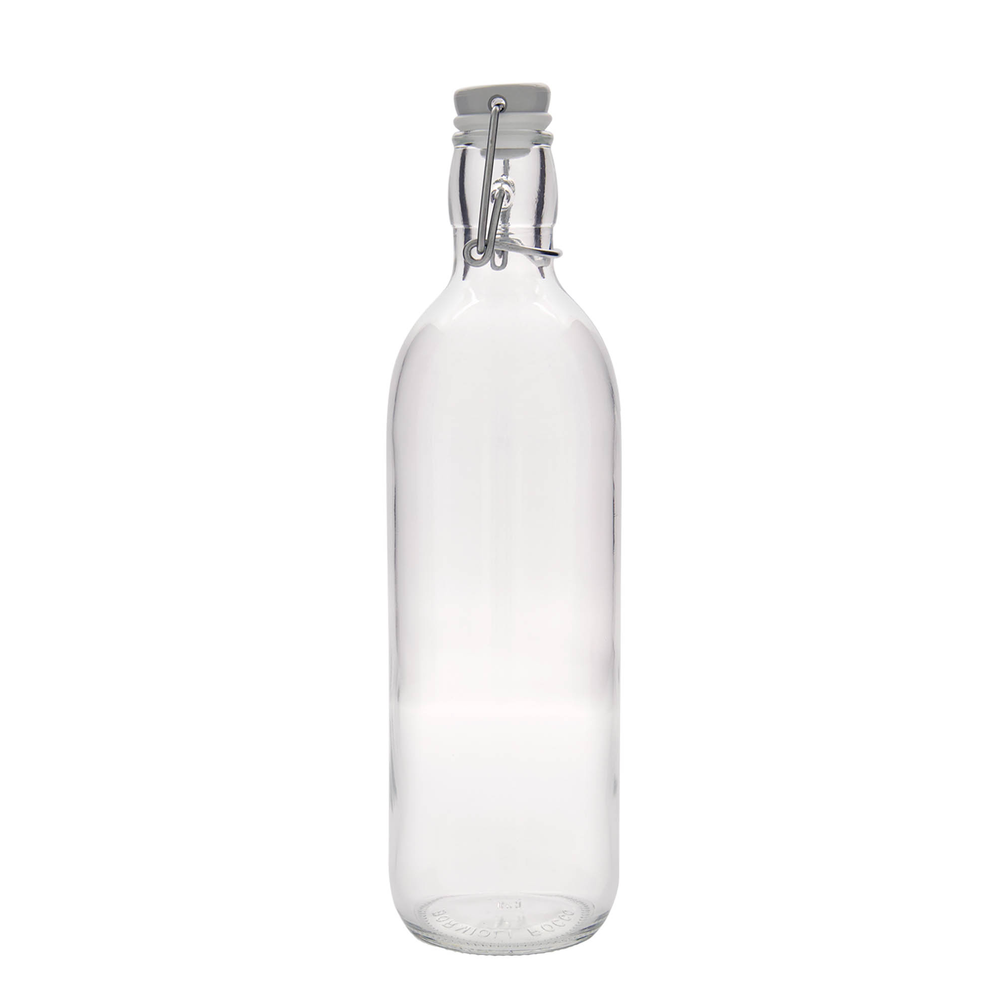 Botella de vidrio de 1.000 ml 'Emilia', boca: cierre de palanca Botella de vidrio de 1.000 ml 'Emilia', boca: cierre de palanca