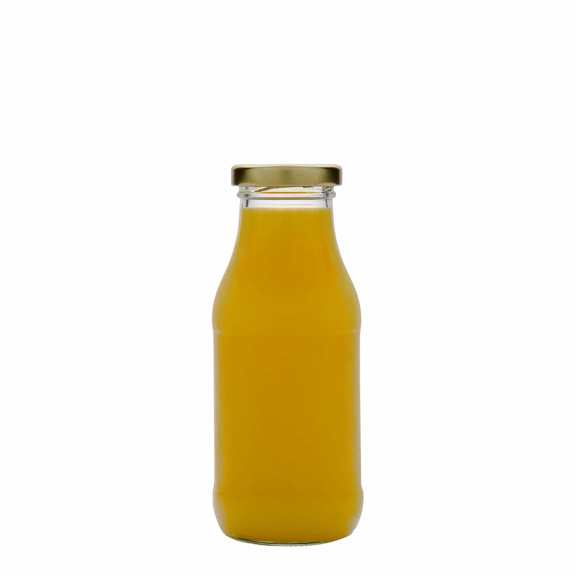 Botella de vidrio Tina de 250 ml, boca: Twist-Off (TO 43)