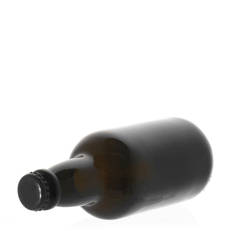 Botella de cerveza de 330 ml «Era», vidrio, verde antiguo, boca: chapa crown