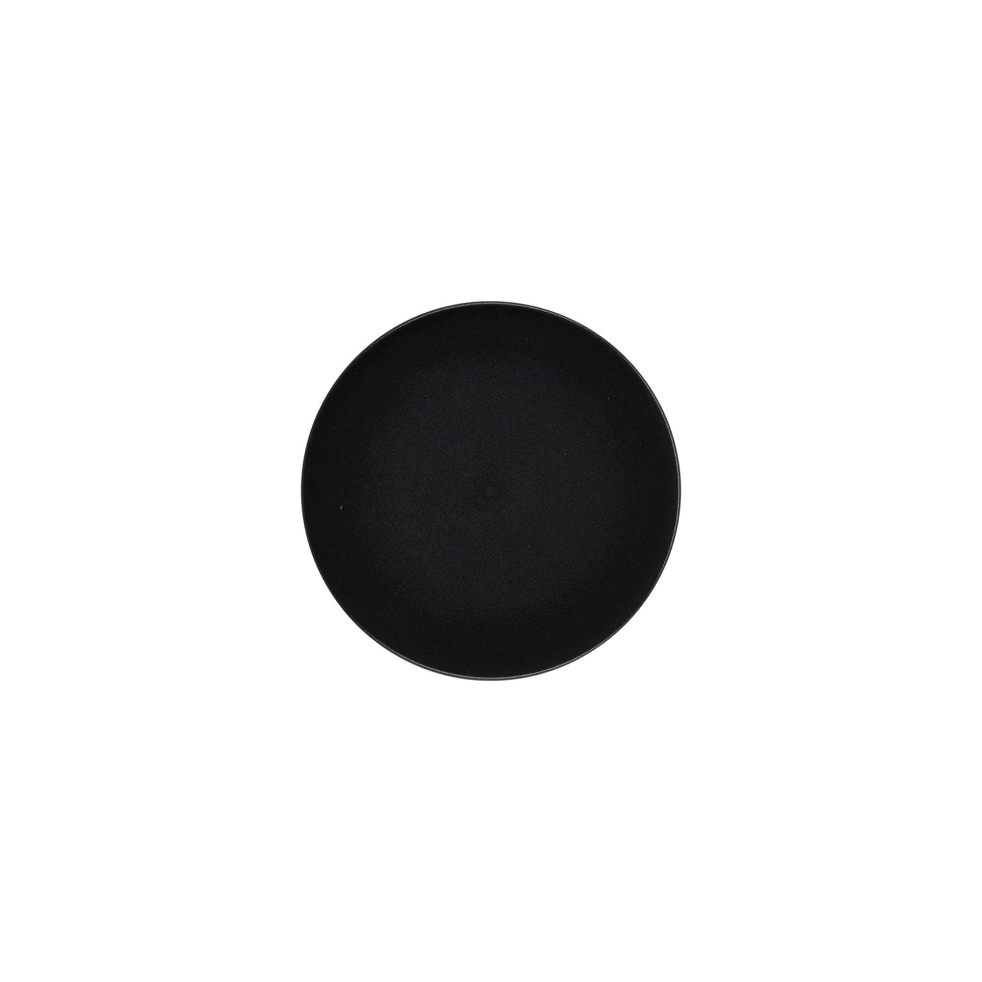 Tapa de rosca para 50 ml «Antonella», plástico PP, negro
