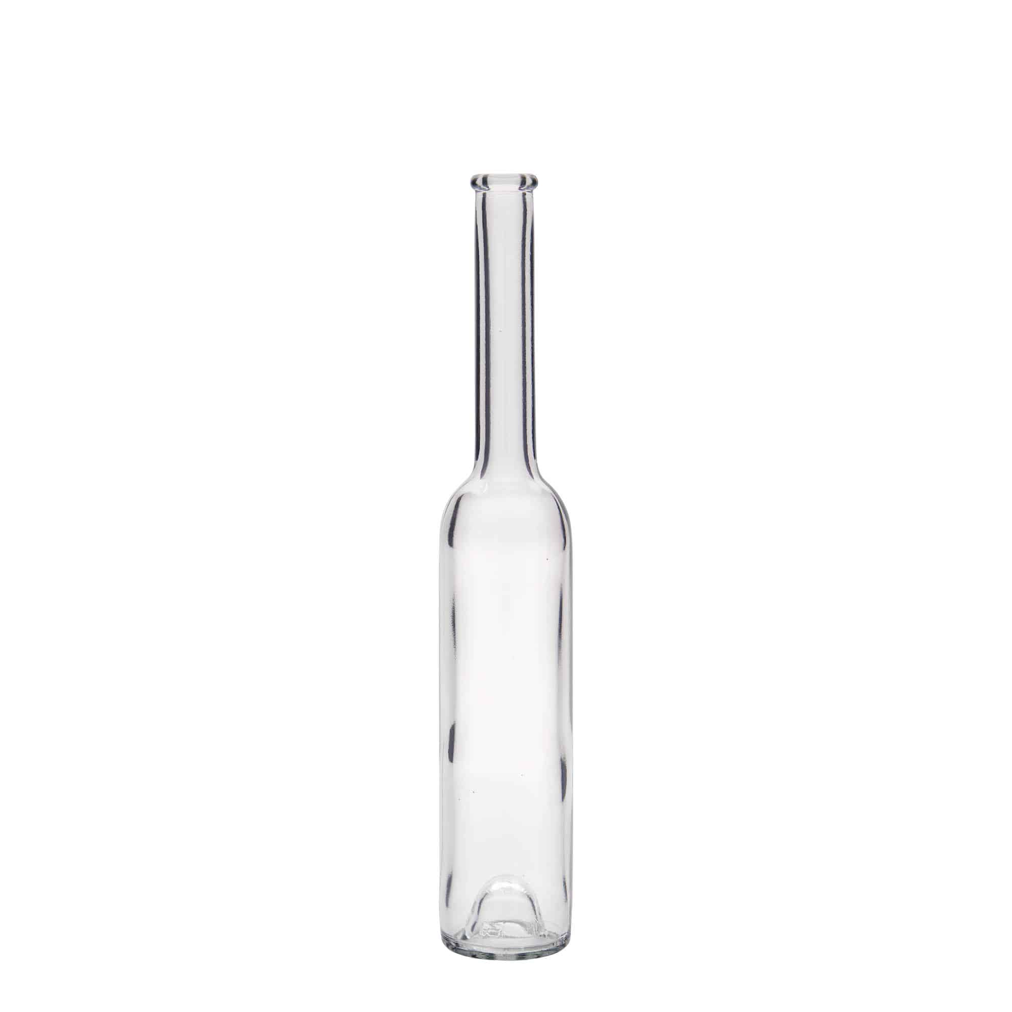Botella de vidrio 'Platina' de 100 ml, boca: corcho