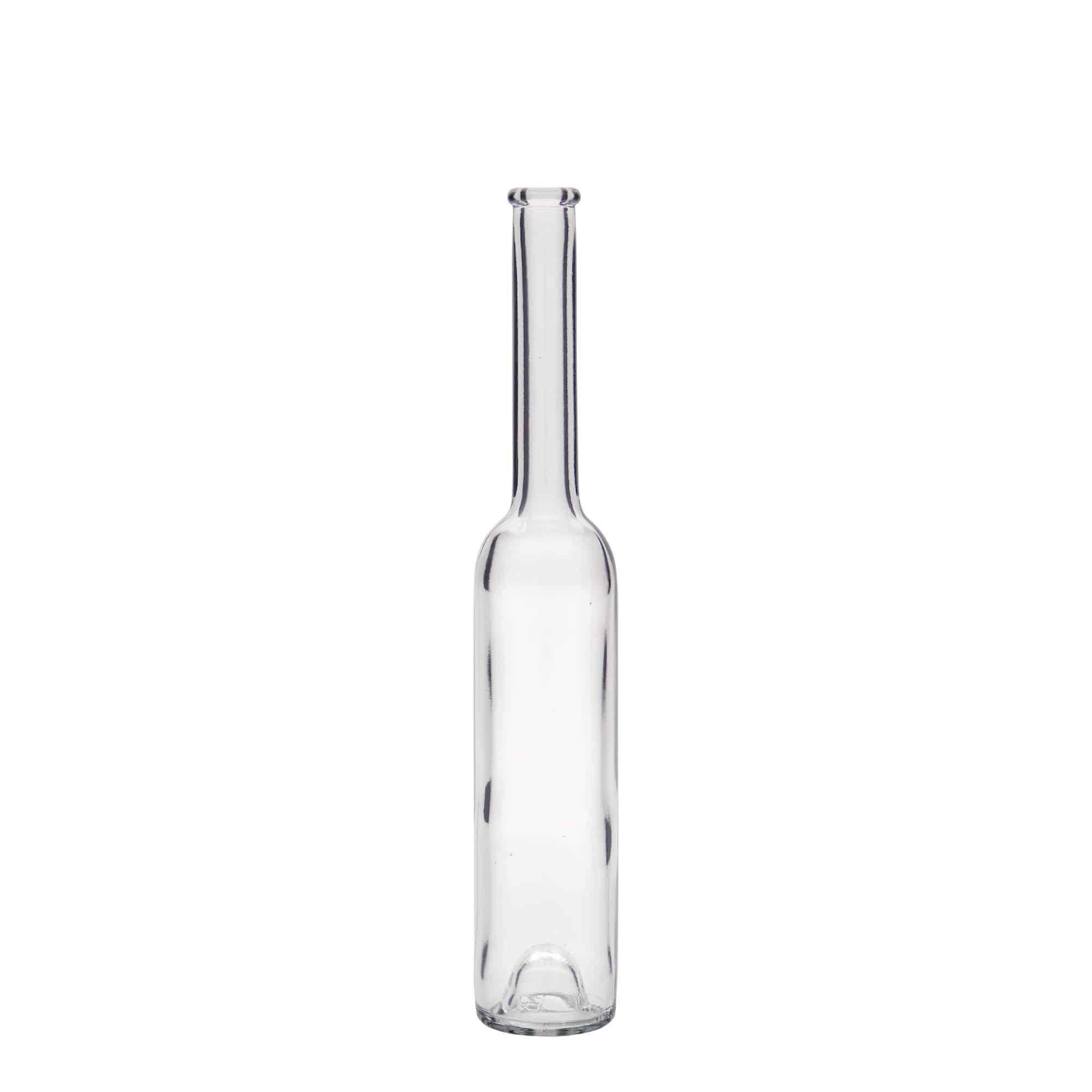 Botella de vidrio de 100 ml 'Platina', boca: corcho