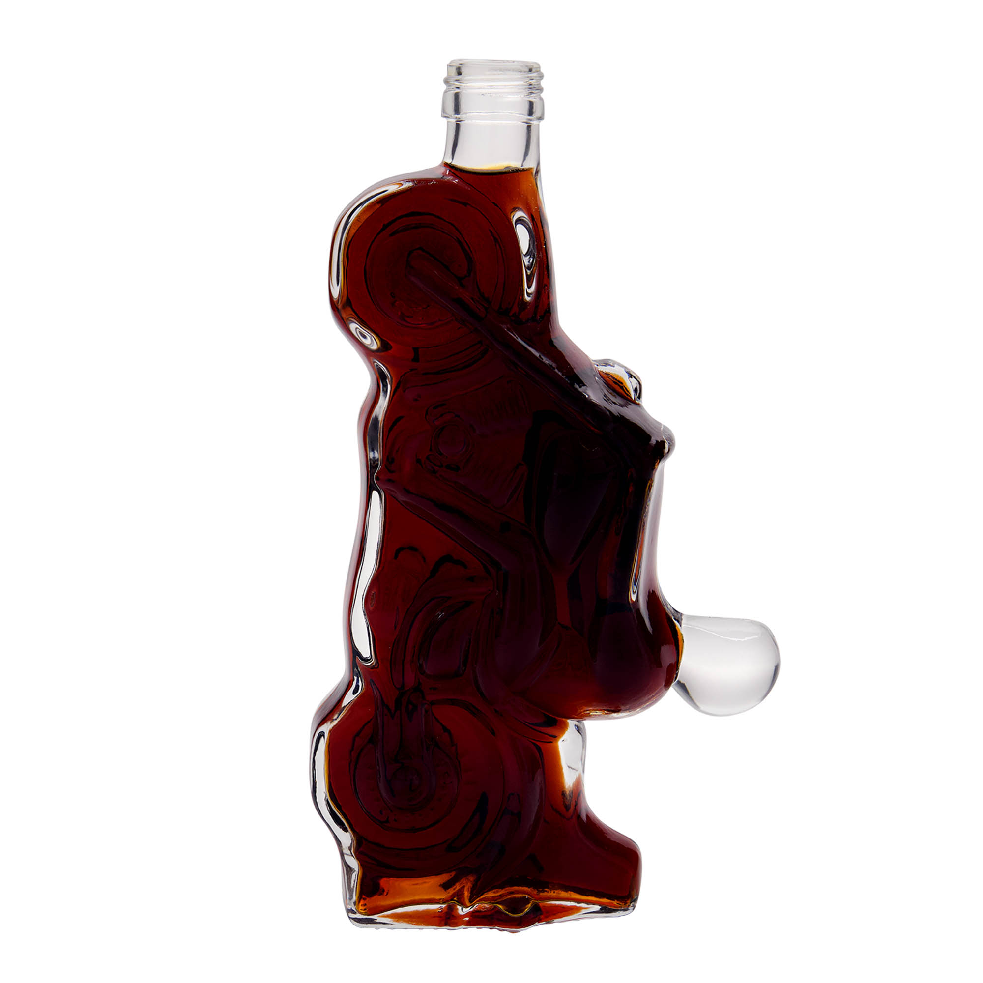 Botella de vidrio de 350 ml 'Motocicleta', boca: PP 28