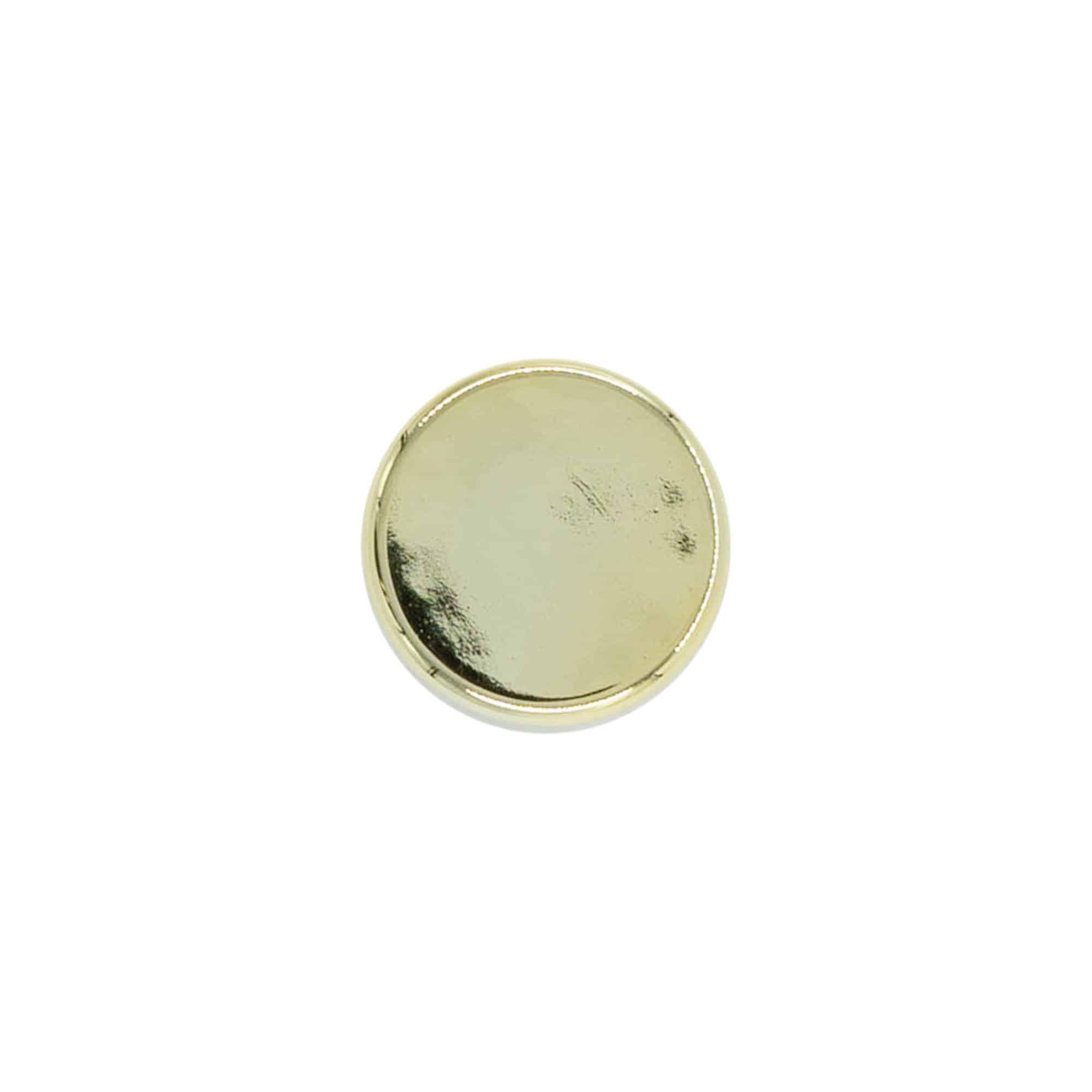 Tapón de corcho con asa 19 mm, plástico, dorado, para boca: corcho
