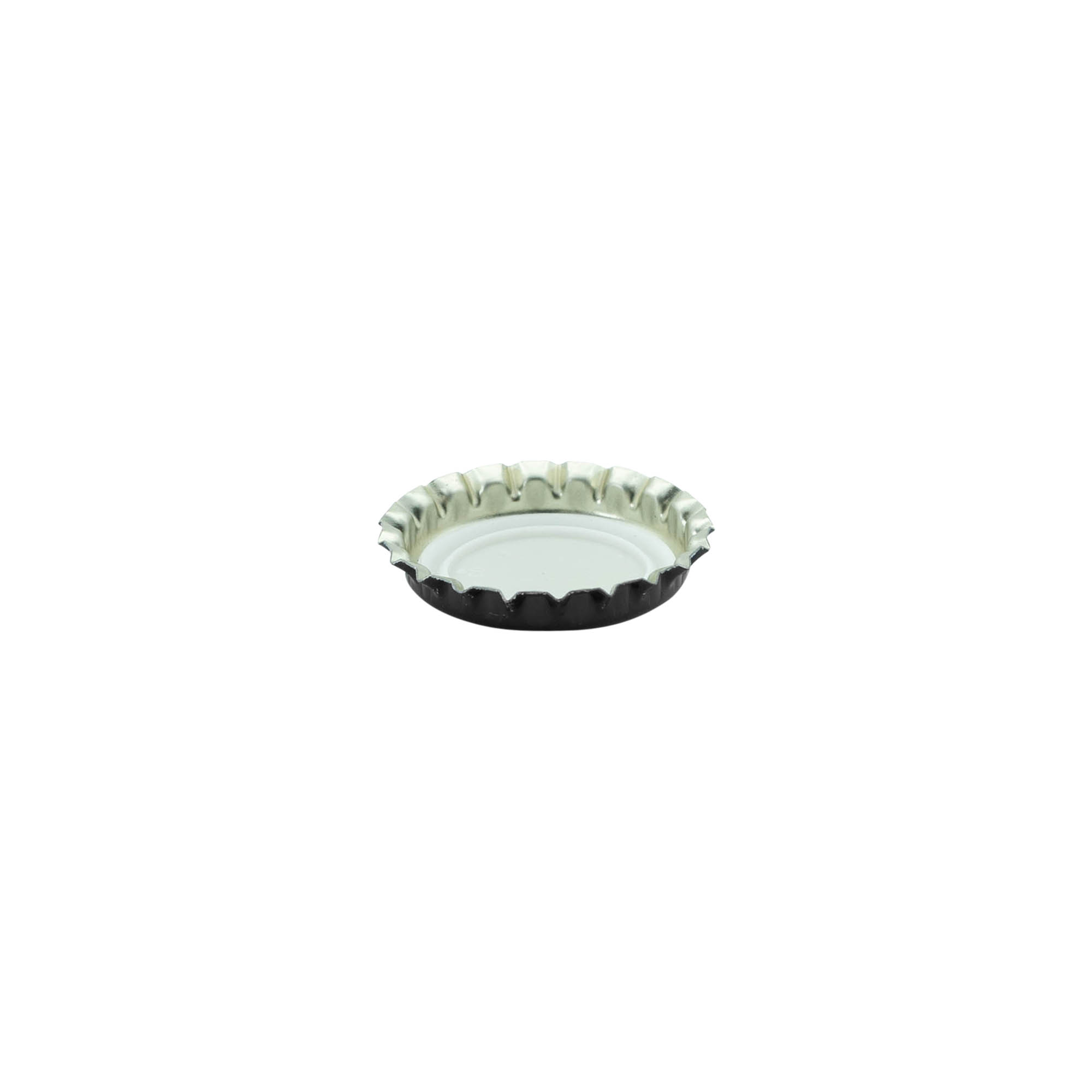 Chapas de botella de 26 mm, metal, negro Chapas de botella de 26 mm, metal, negro