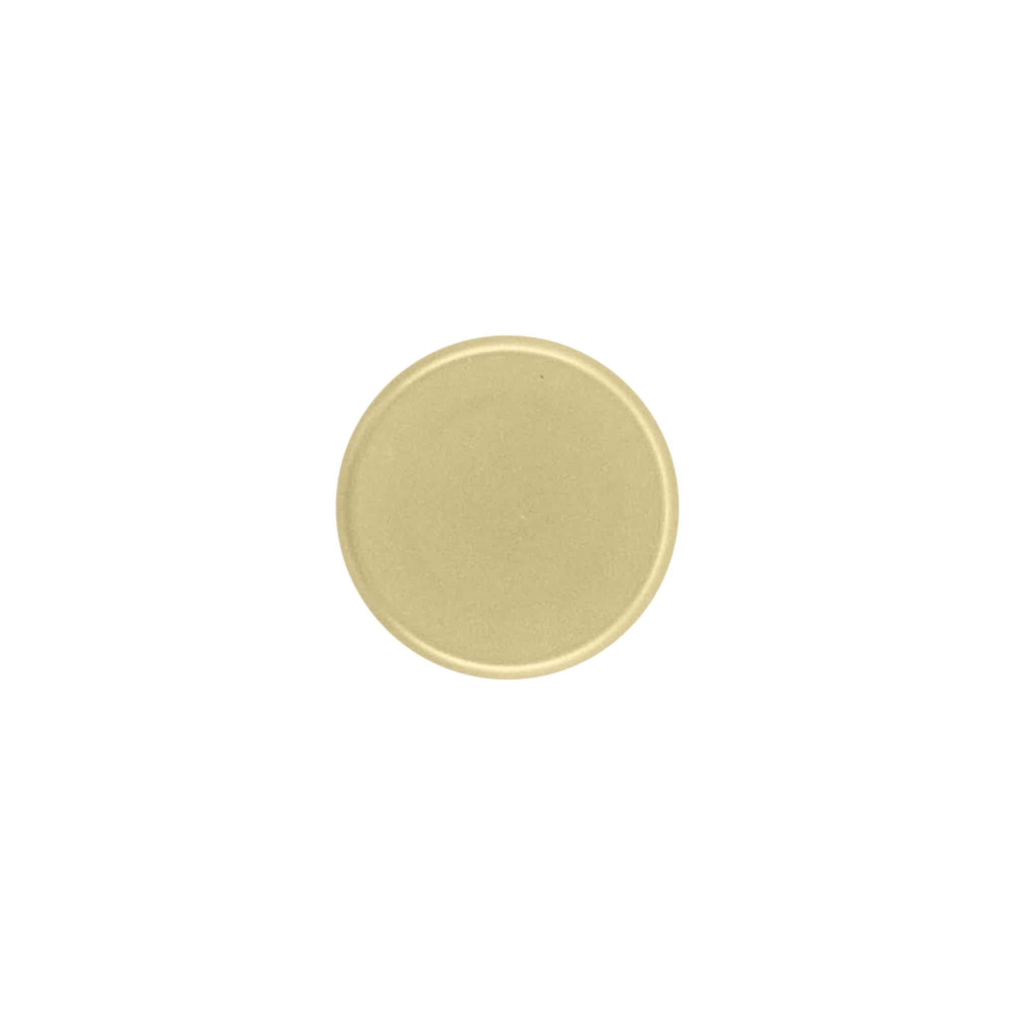 Tapón de corcho con asa 19 mm, plástico, dorado, para boca: corcho