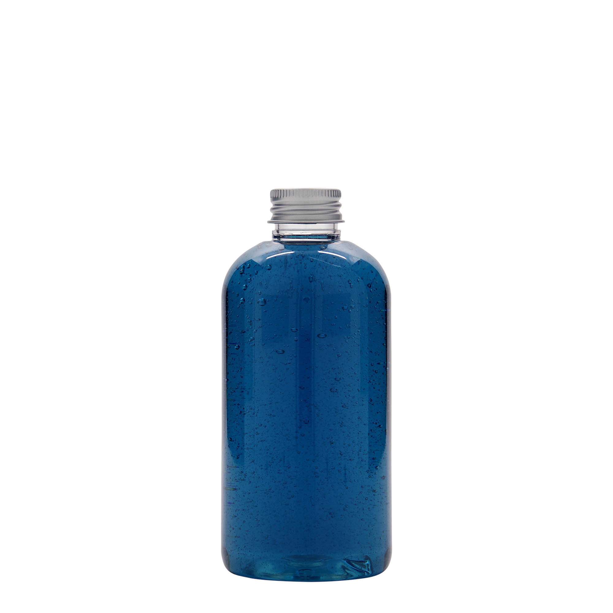 Botella PET de 250 ml 'Boston', plástico, boca: 24/410
