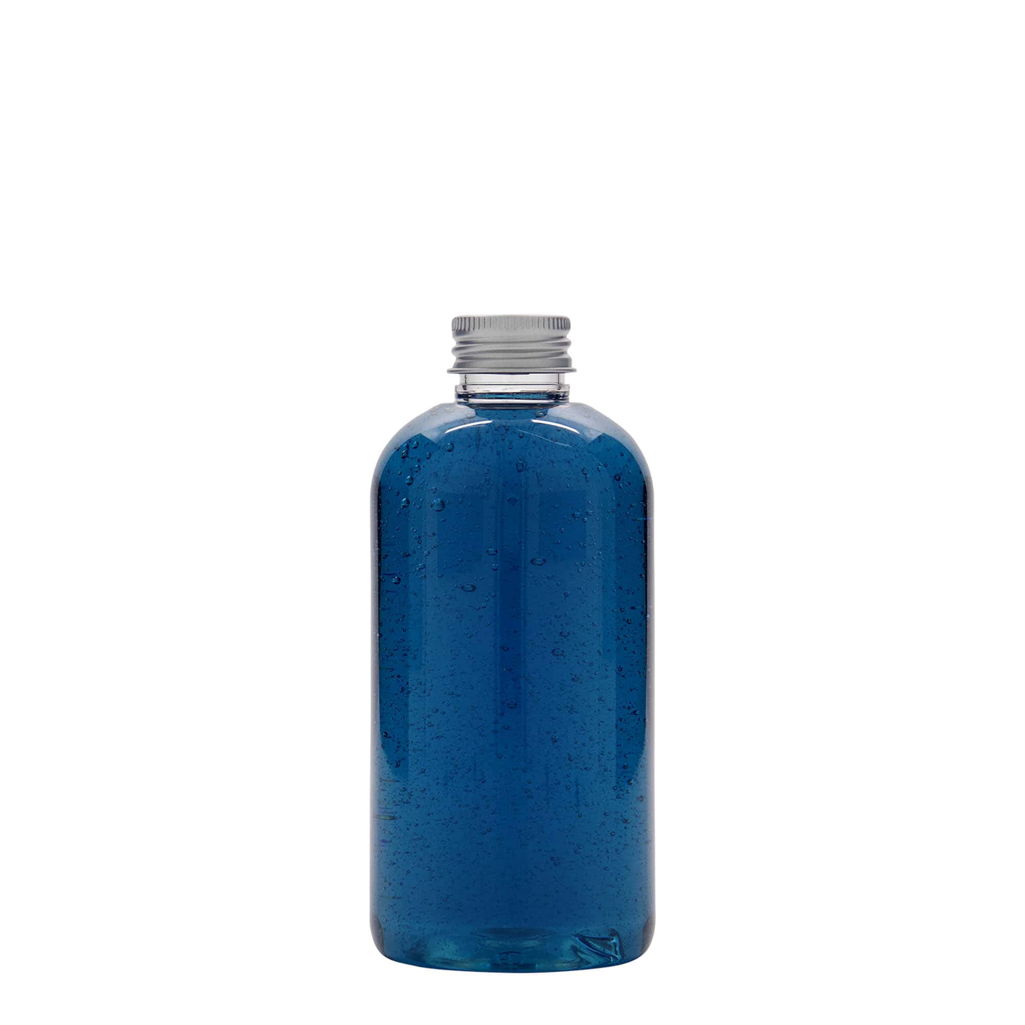 Botella PET de 250 ml 'Boston', plástico, boca: 24/410