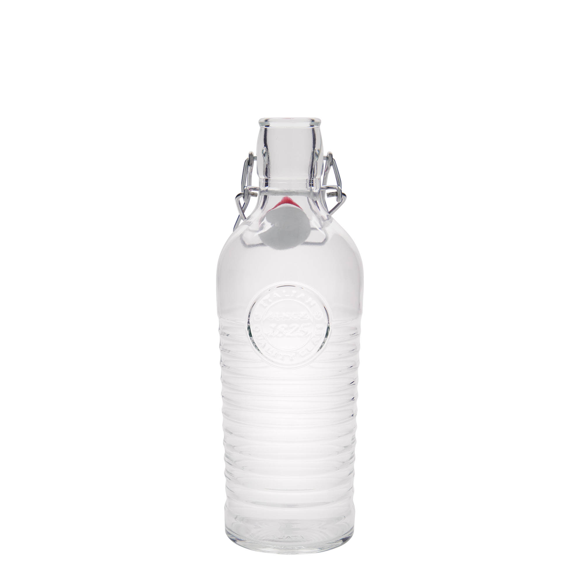 Botella de vidrio de 750 ml 'Officina 1825', boca: cierre de palanca