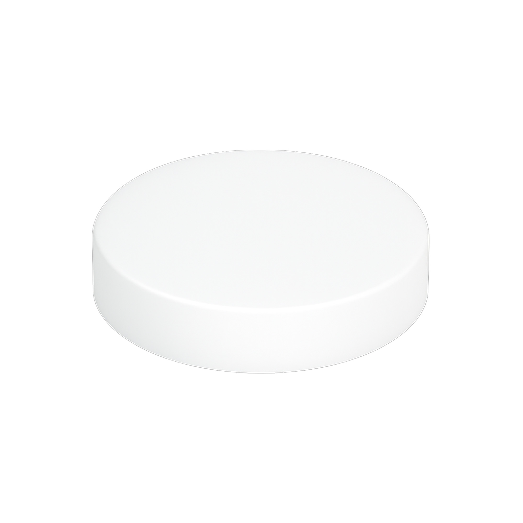 Tapa roscada para 120 ml «Brown Line», plástico HPM, blanco