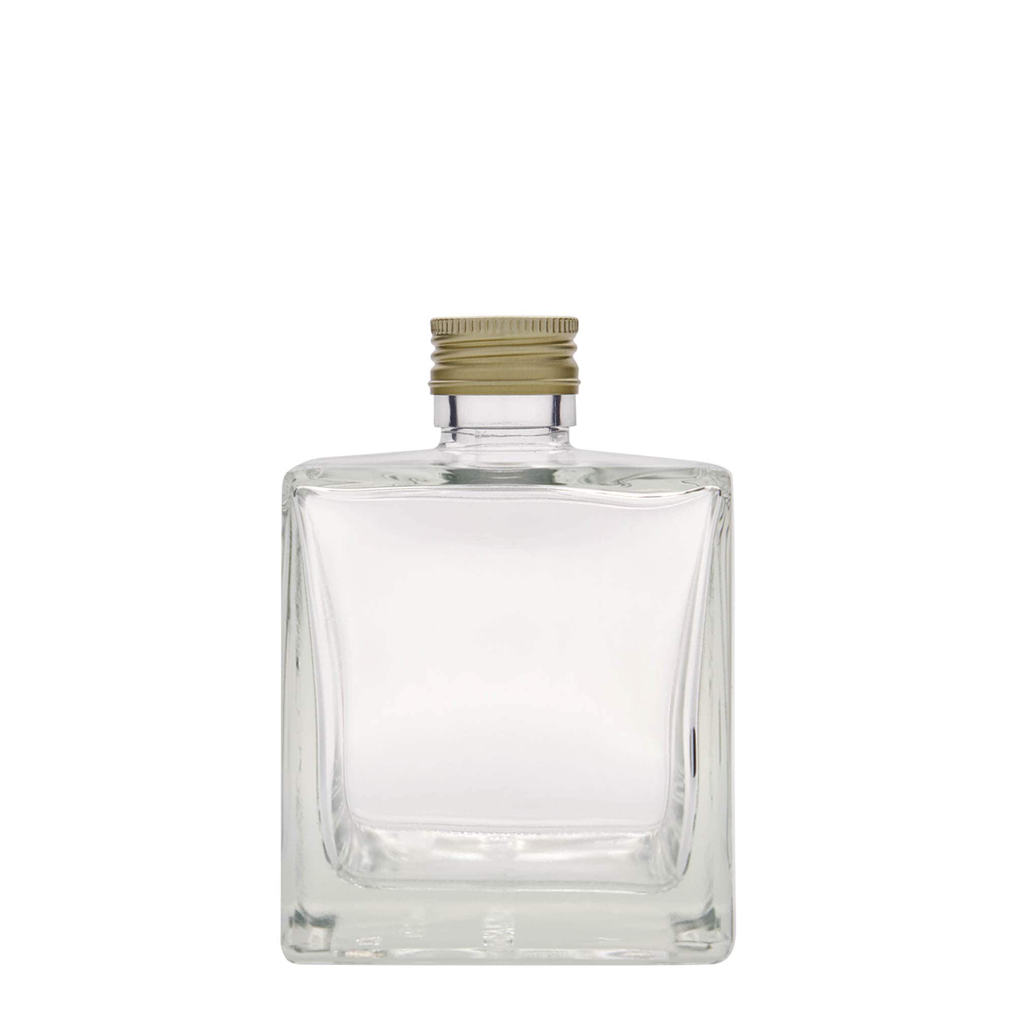 Botella de vidrio de 500 ml 'Cube', cuadrada, boca: PP 31,5