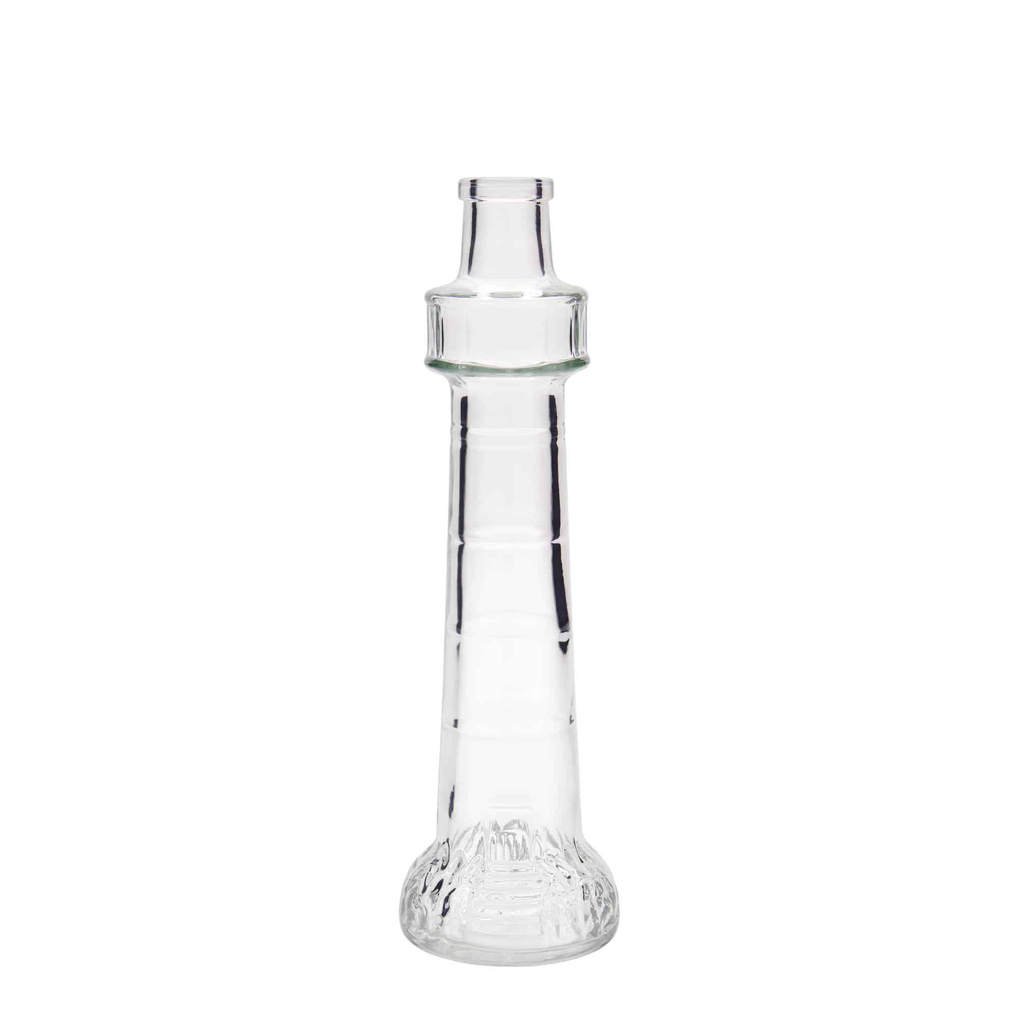 Botella de vidrio de 200 ml 'Leuchtturm', boca: corcho