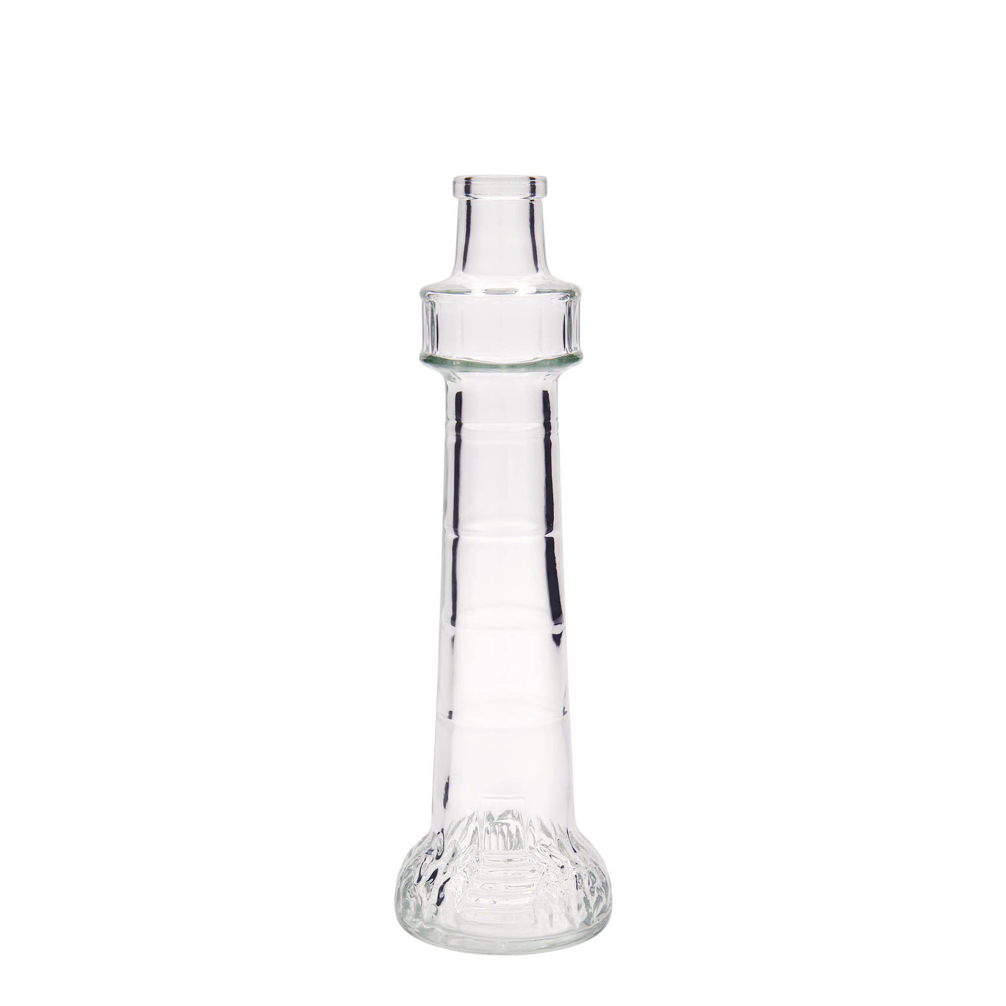 Botella de vidrio de 200 ml 'Leuchtturm', boca: corcho