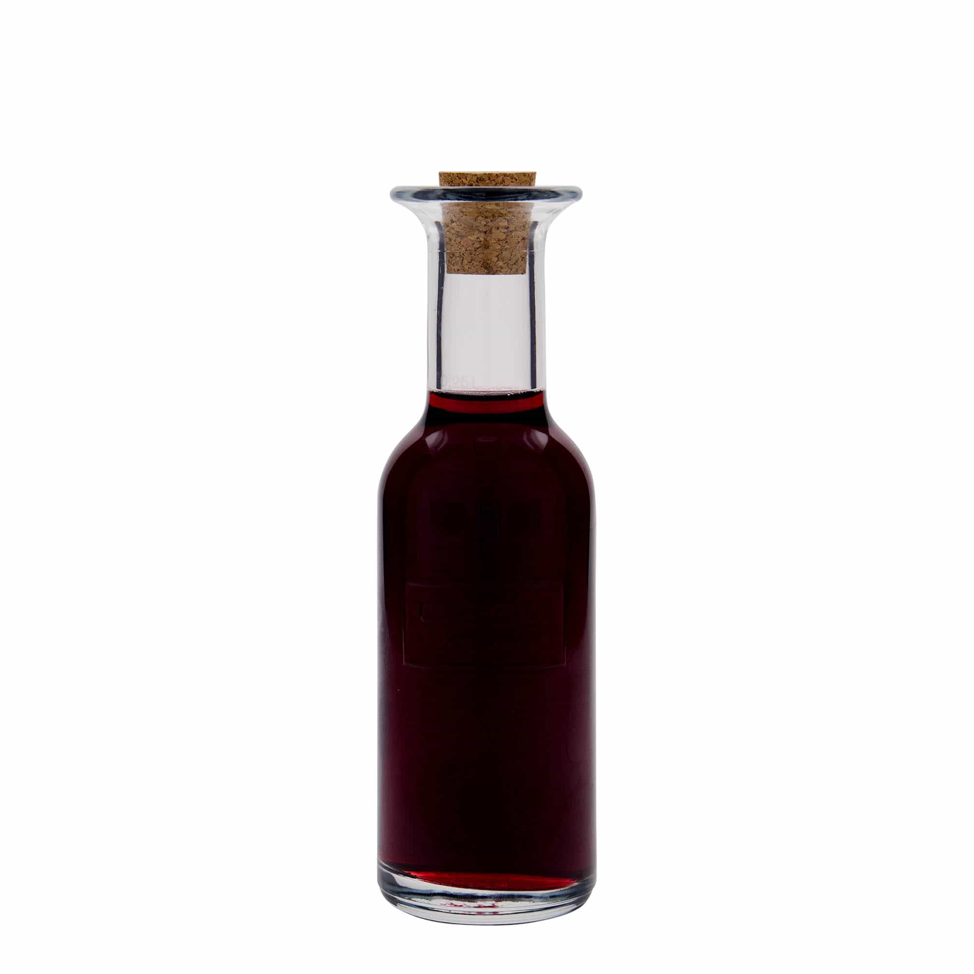 Botella de vidrio 'Optima Fine Wine' de 250 ml, boca: corcho