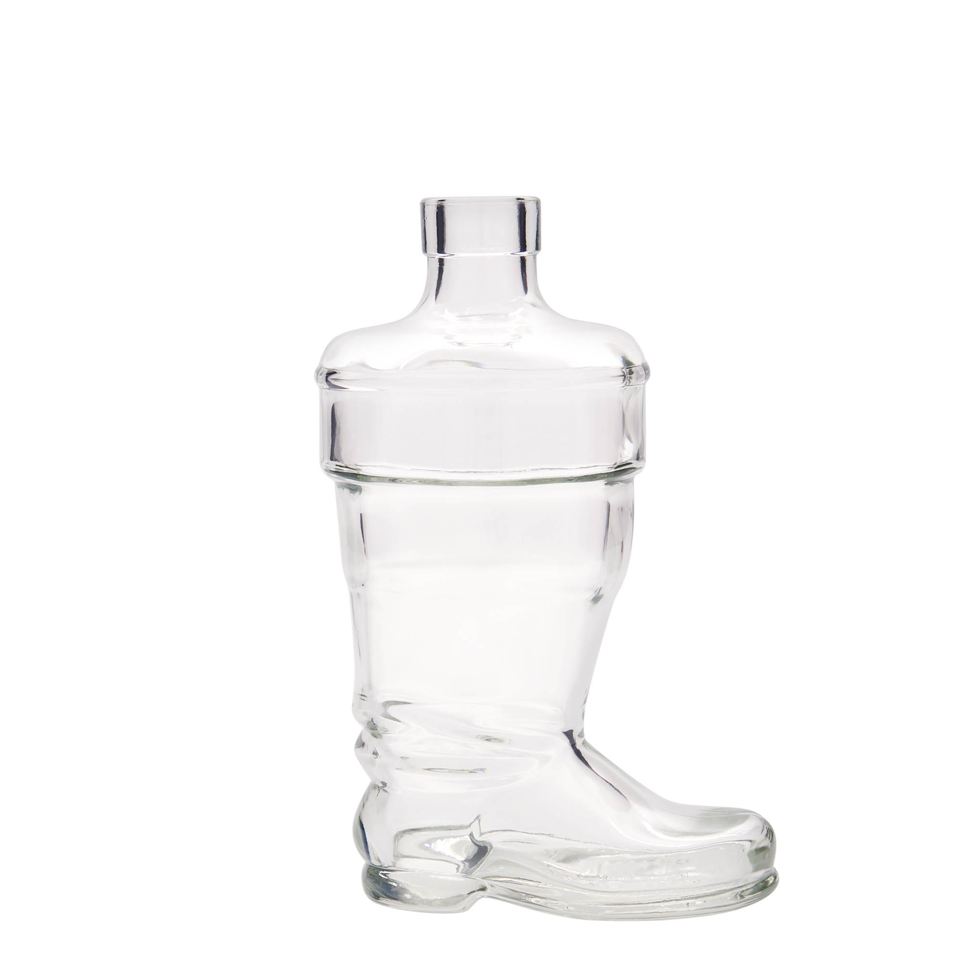Botella de vidrio de 350 ml 'Bota', boca: corcho Botella de vidrio de 350 ml 'Bota', boca: corcho