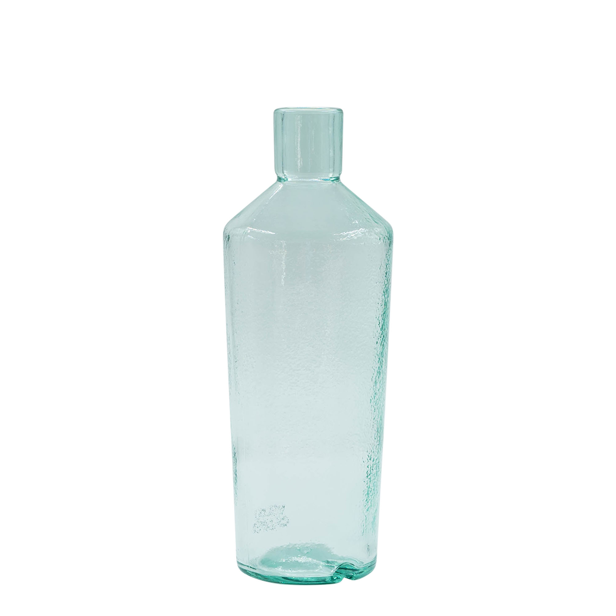 Botella de vidrio 'Primal' de 700 ml, boca: corcho, fabricada de forma salvaje